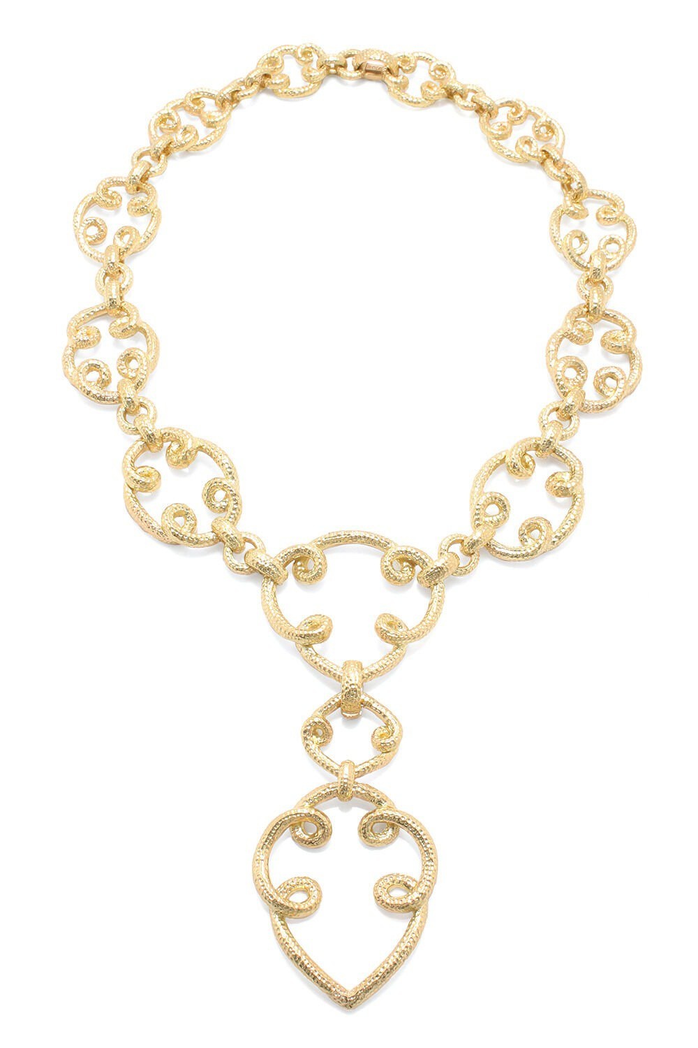 Arabesque Loop Chain Necklace - 1
