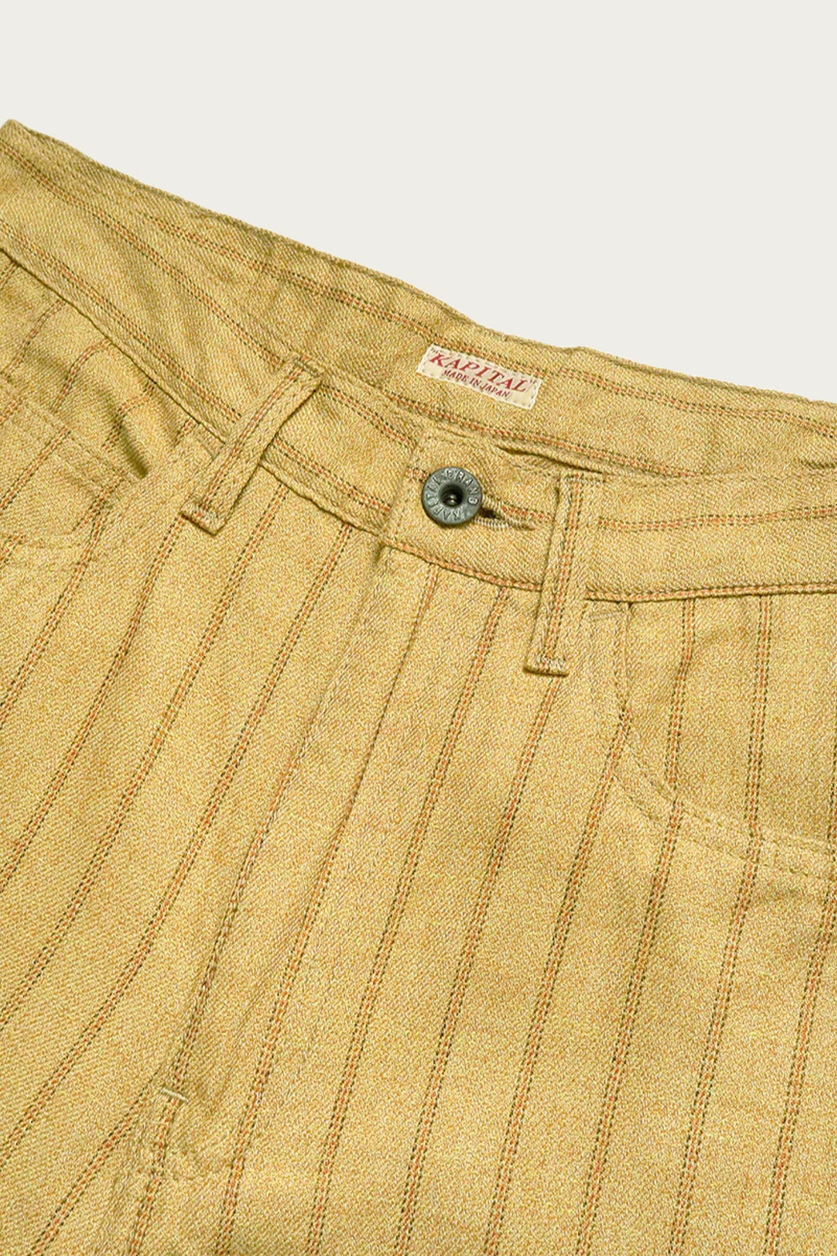 Cotton Linen GIBSON Stripe 5P FRISKO - Gold - 3