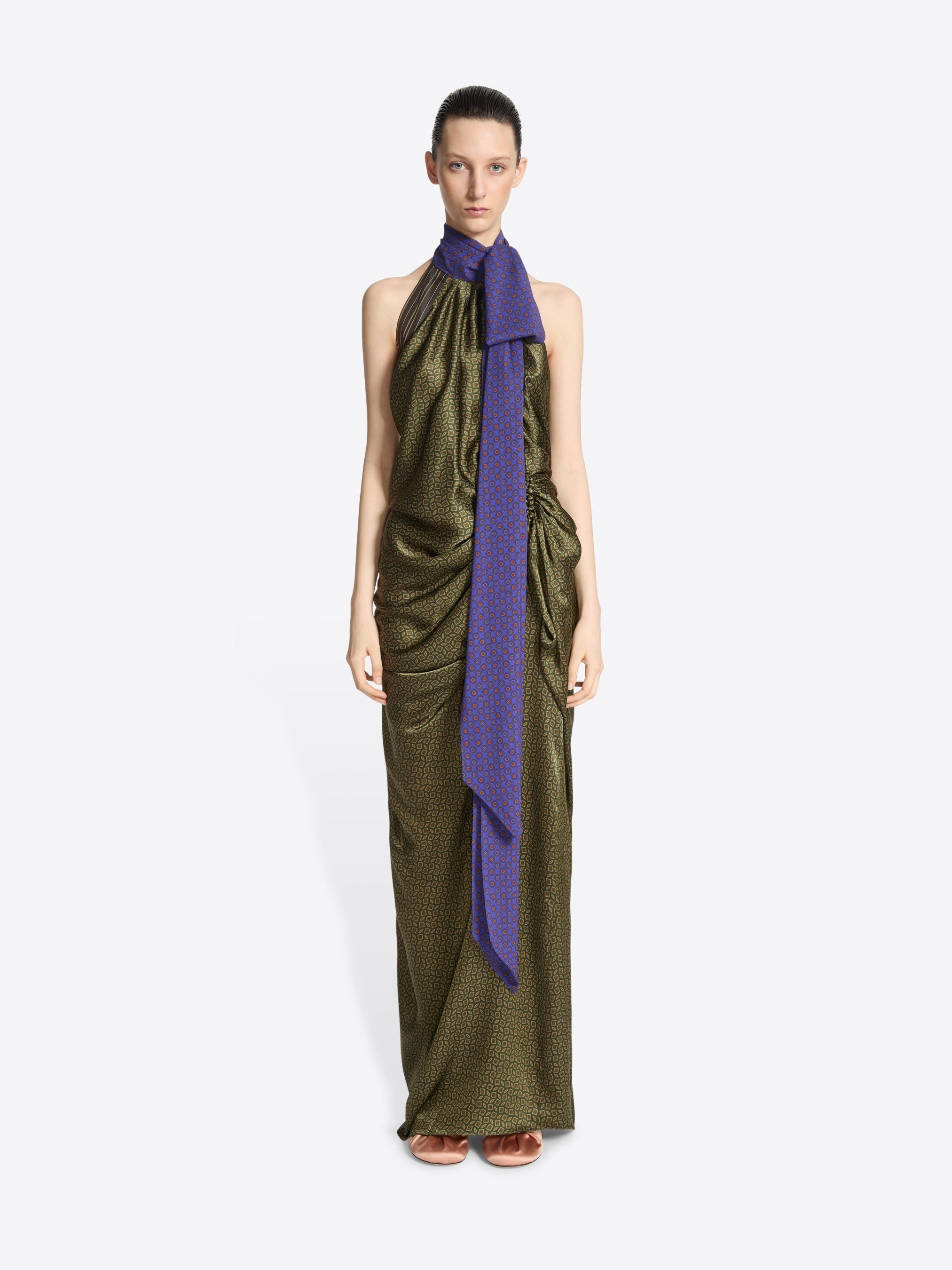SILK EVENING DRESS - 2