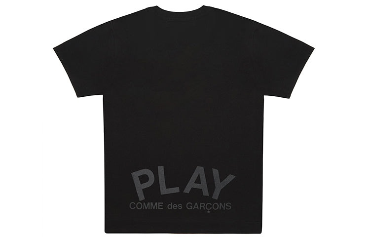 COMME des GARCONS PLAY Double Hearts T-Shirt 'Black/Black' AZ-T194-051-1 - 2