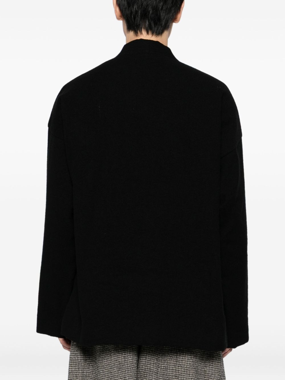 V-neck puffer jacket - 4