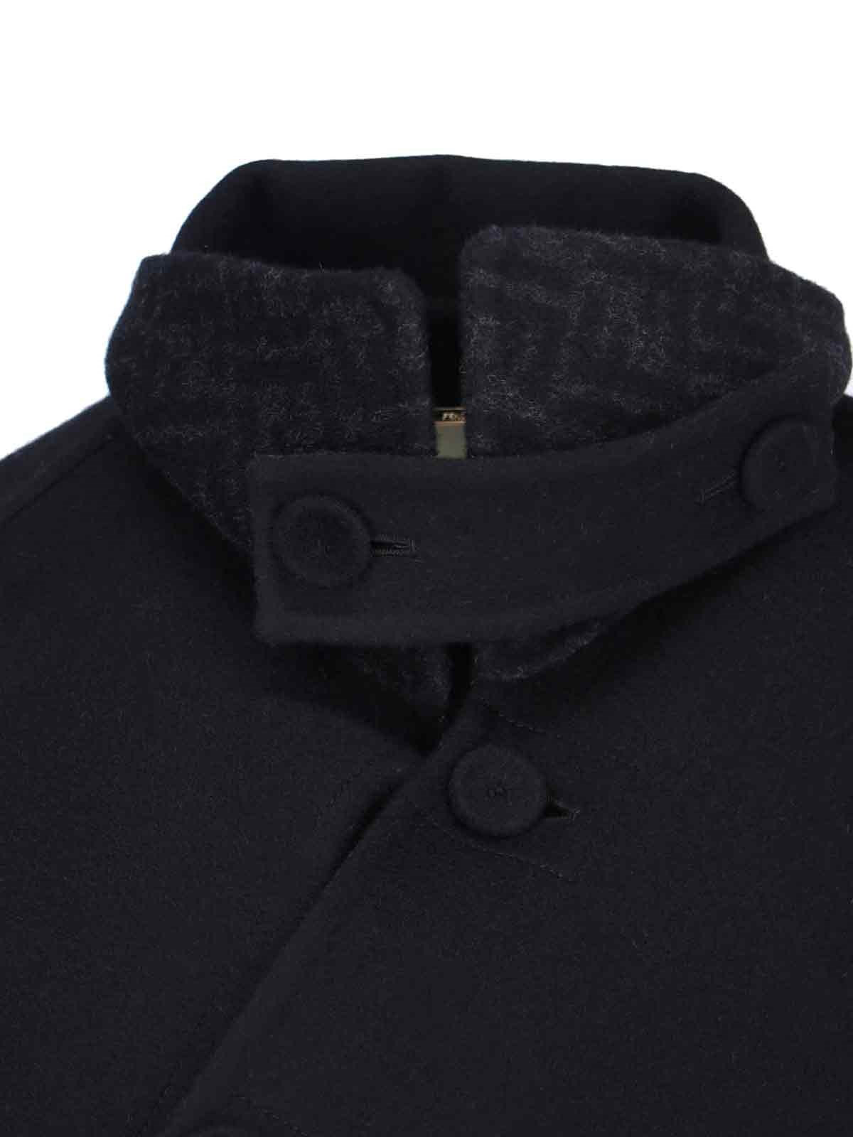 VIRGIN WOOL CAPE 'FF' - 4