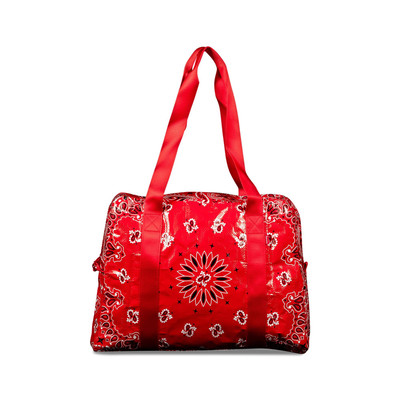 Supreme Supreme Bandana Tarp Small Duffle Bag 'Red' outlook