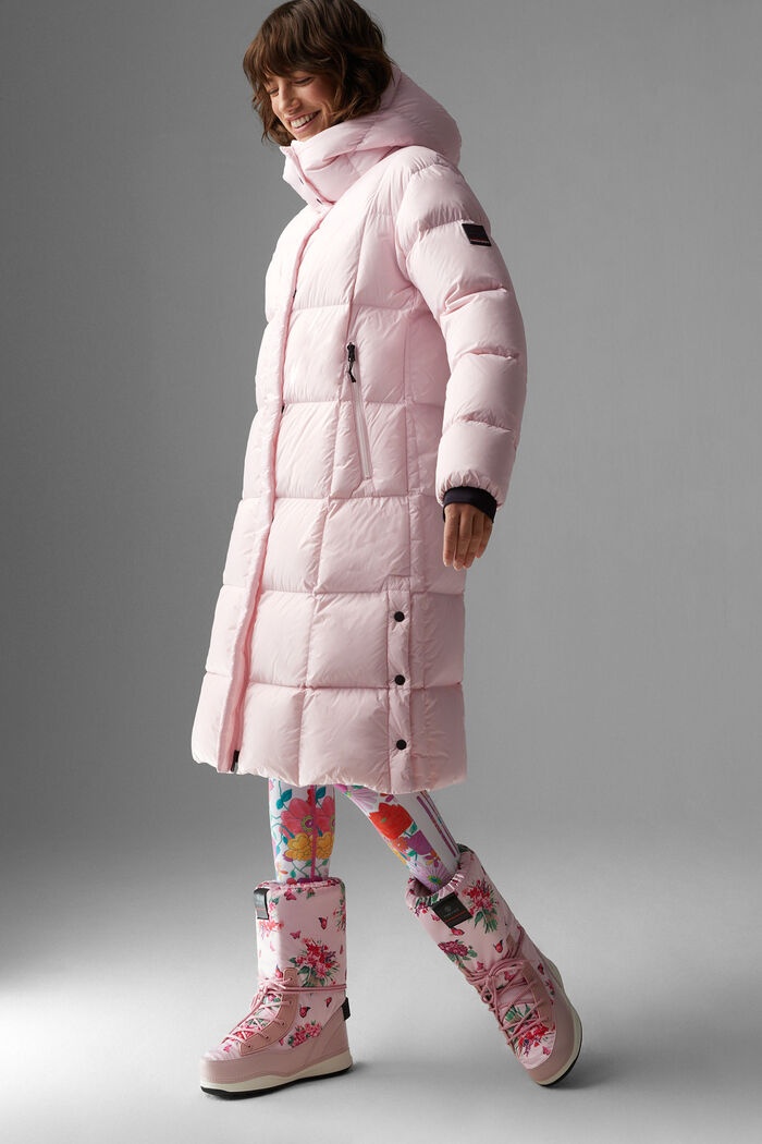 Barna Quilted coat in Pink - 2
