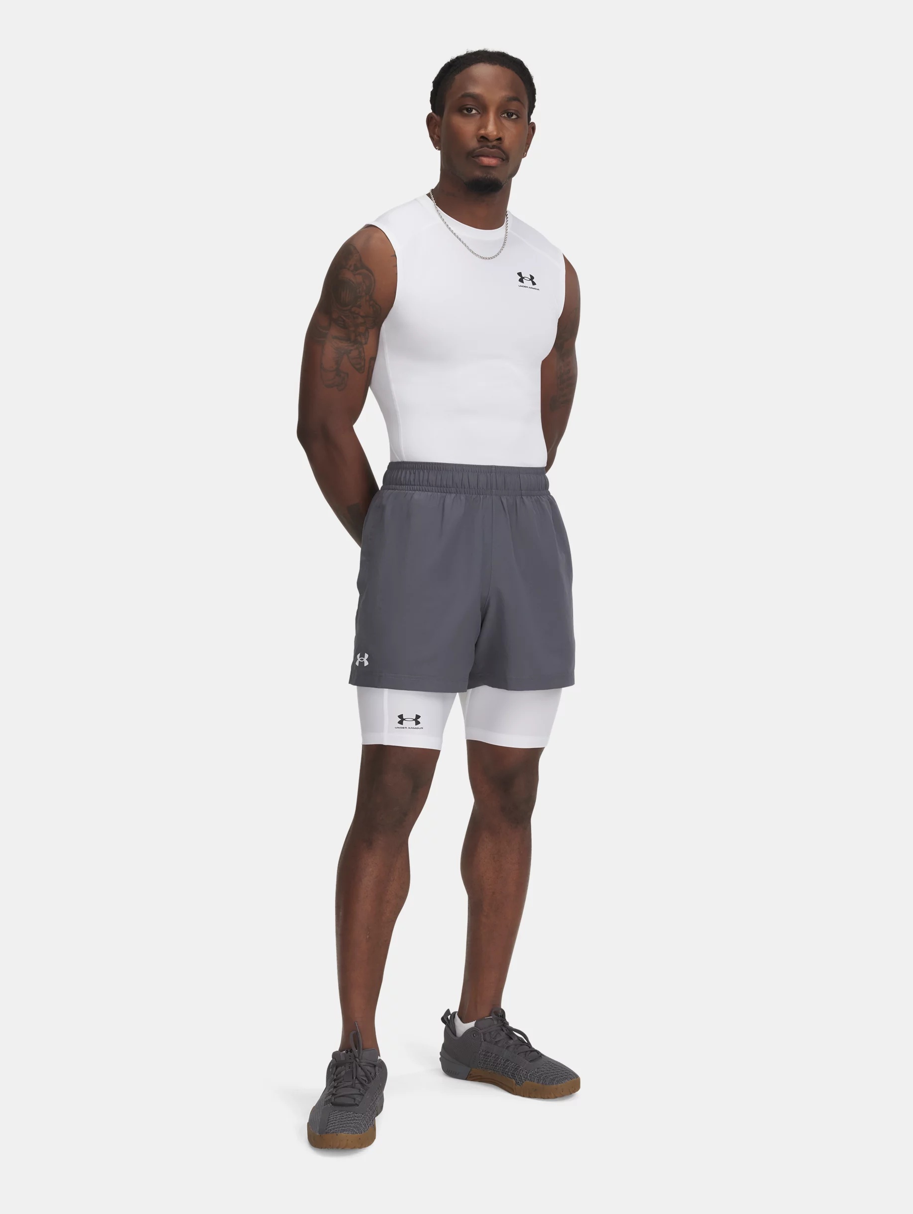 Men's HeatGear® Pocket Long Shorts - 3