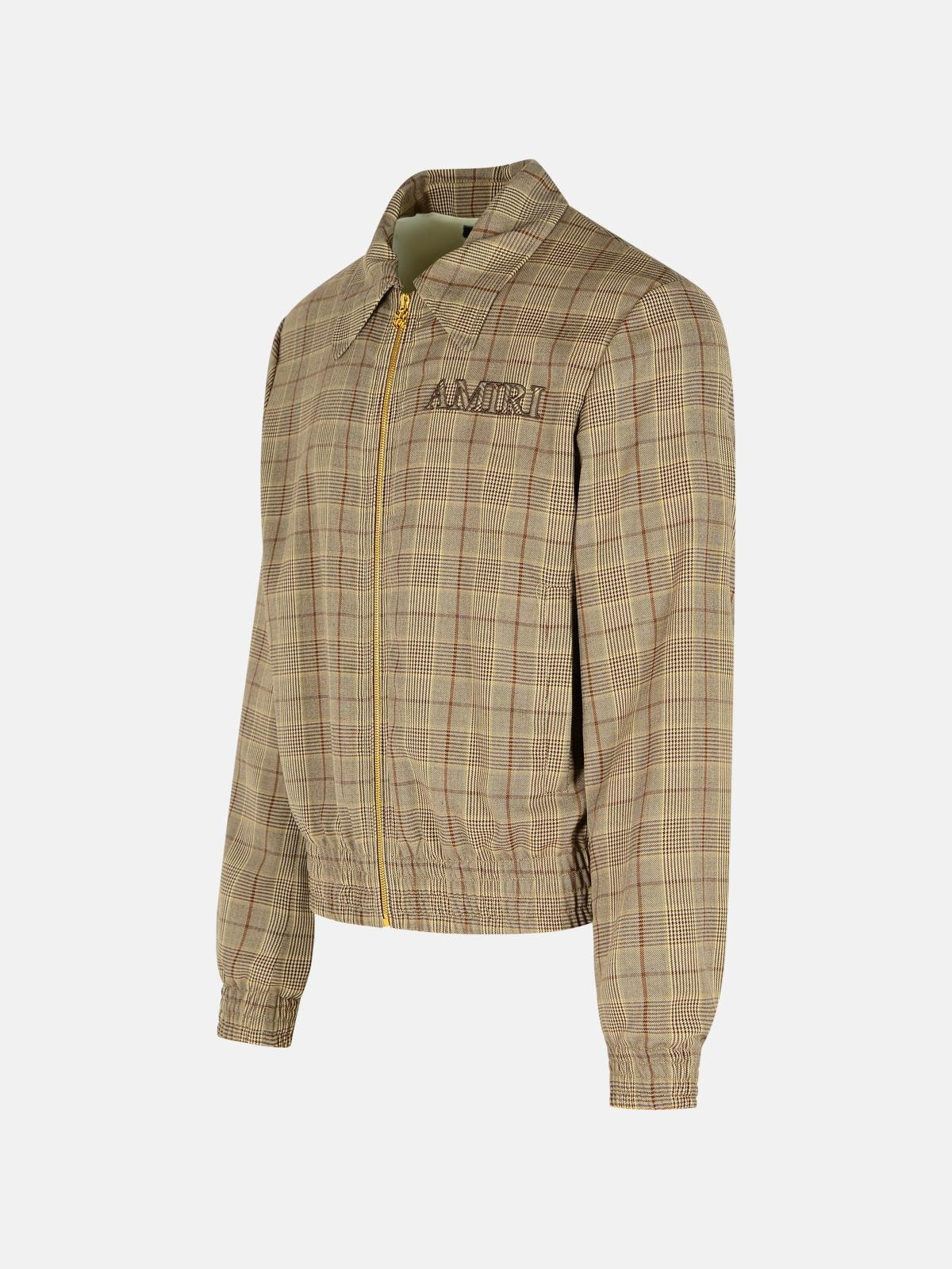 BEIGE VIRGIN WOOL BLEND JACKET - 2