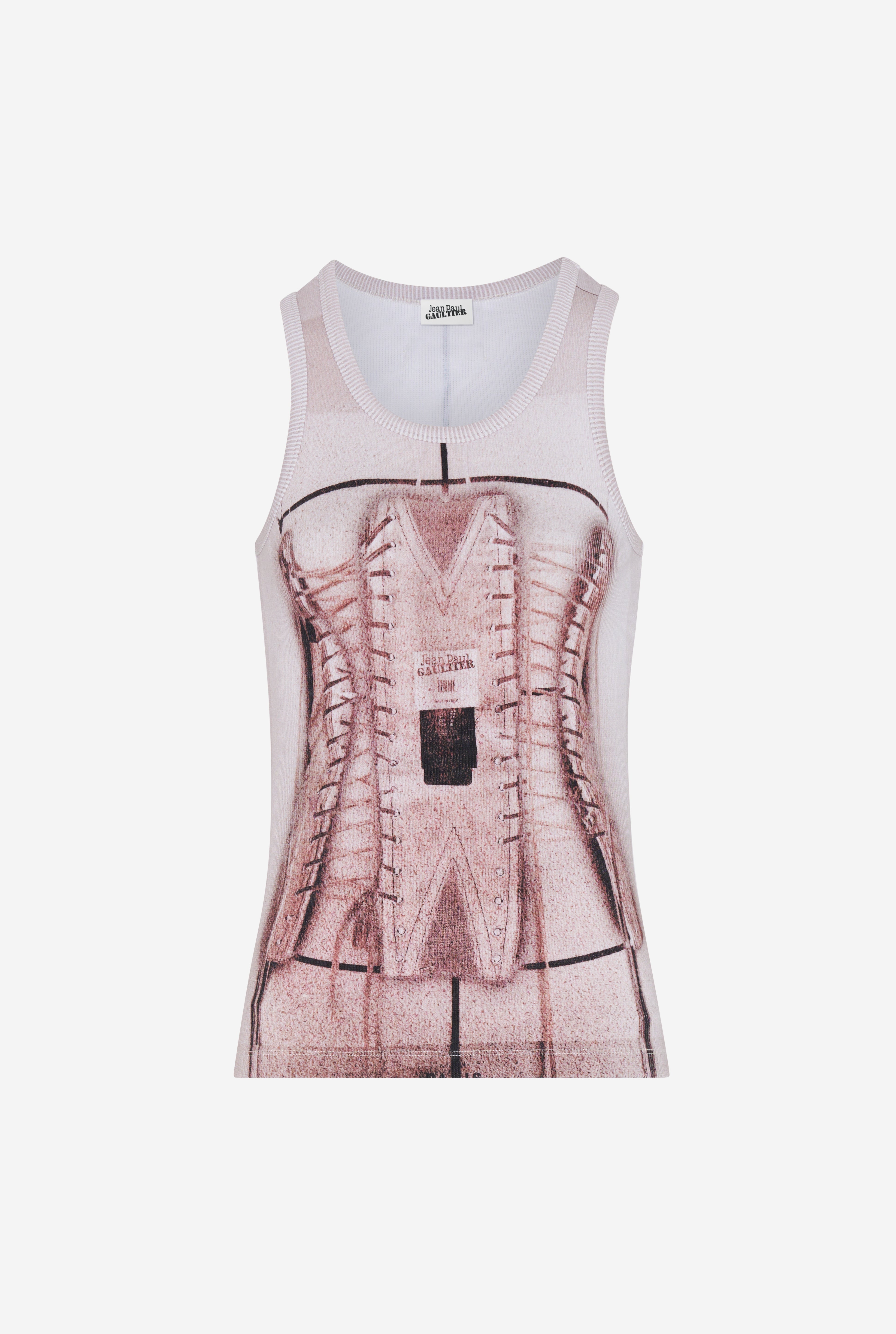 THE CORSET TROMPE-L’ŒIL TANK TOP - 8