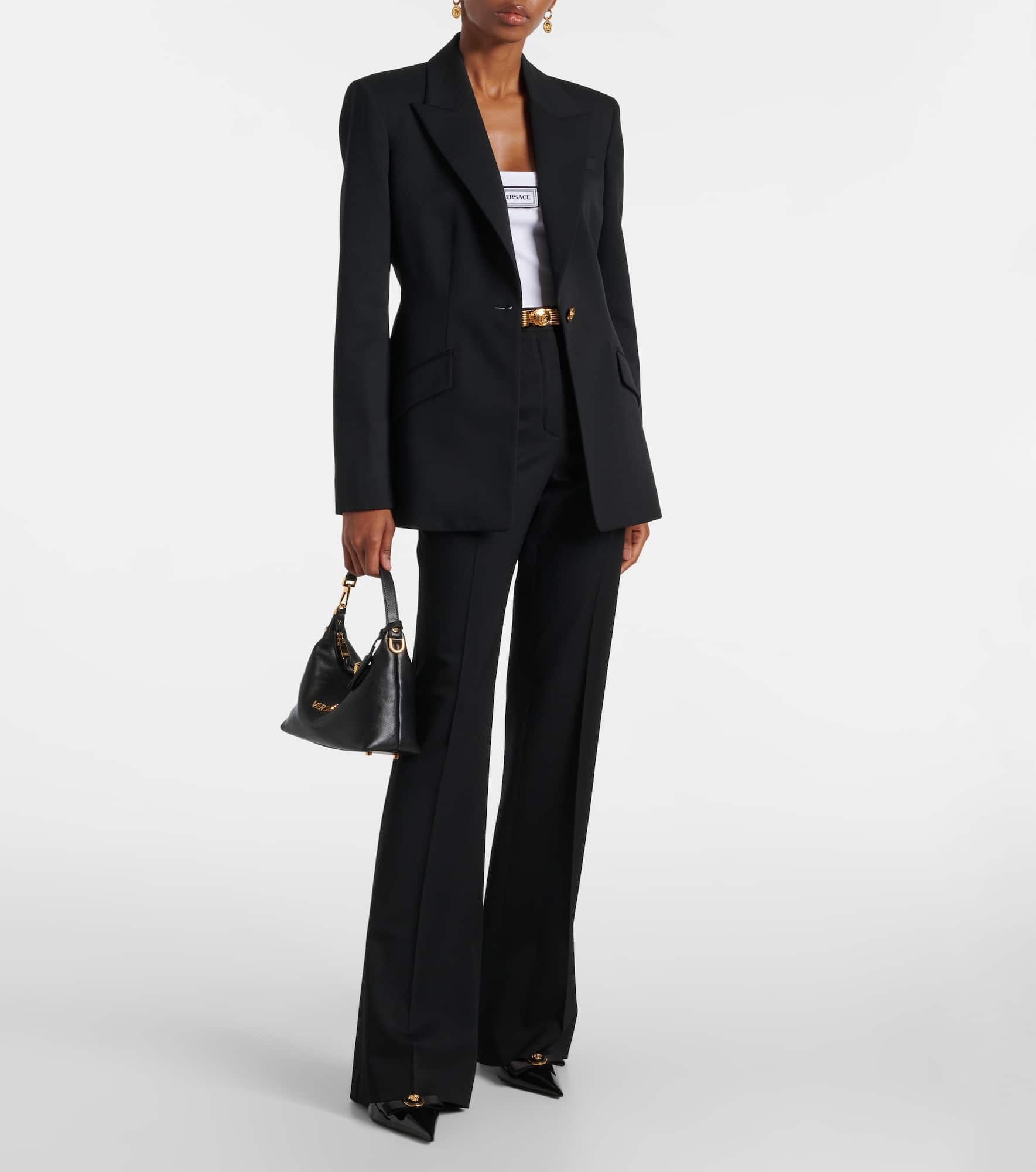 Wool-blend blazer - 2