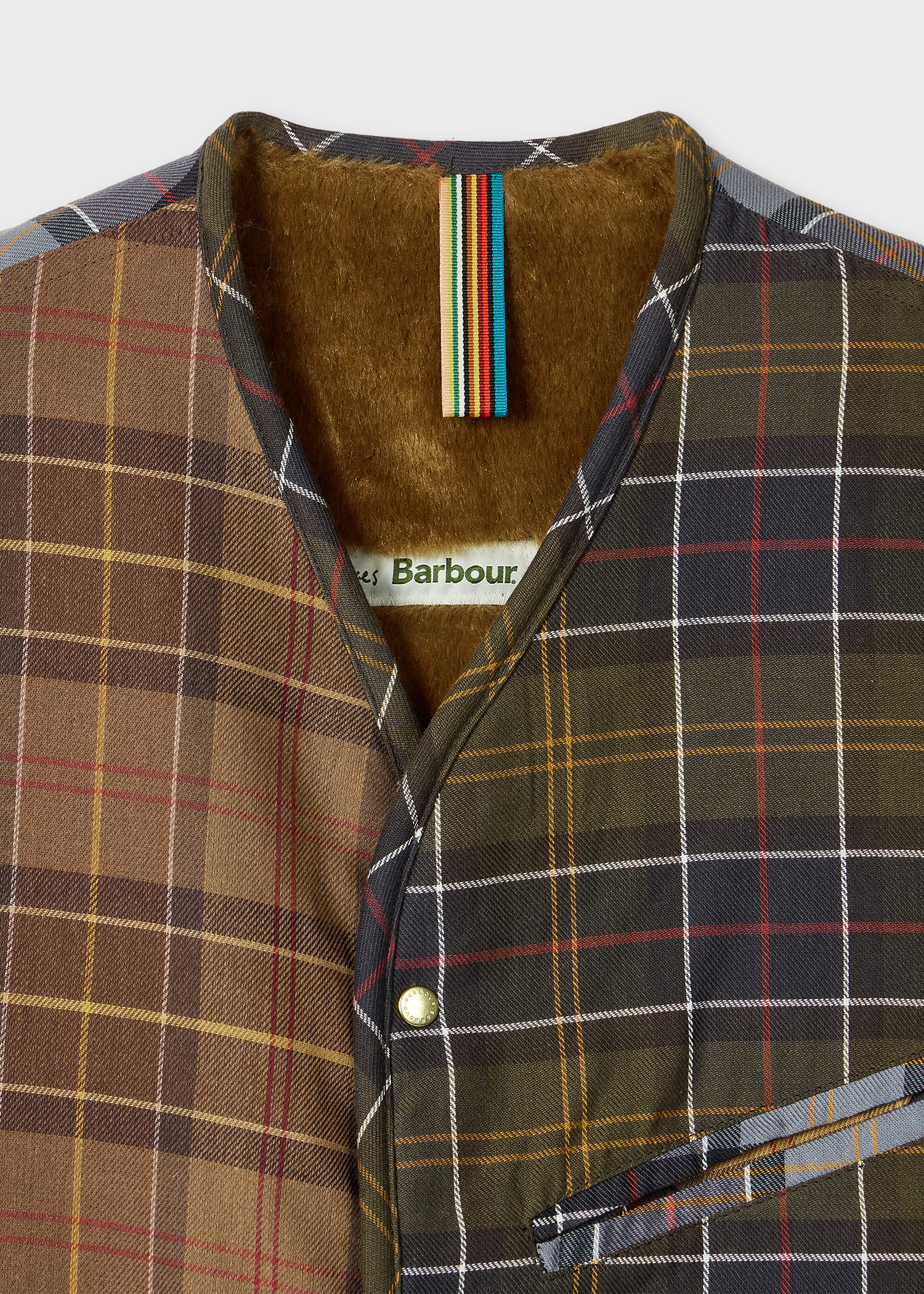 Paul Smith loves Barbour - Mixed Tartan Warm Pile Liner - 6