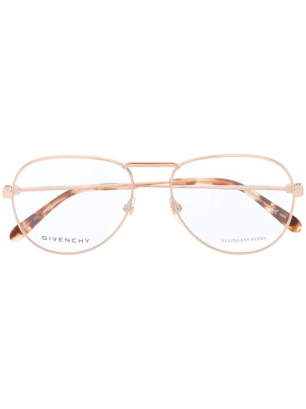 GV01175/5 rose gold-tone glasses - 1