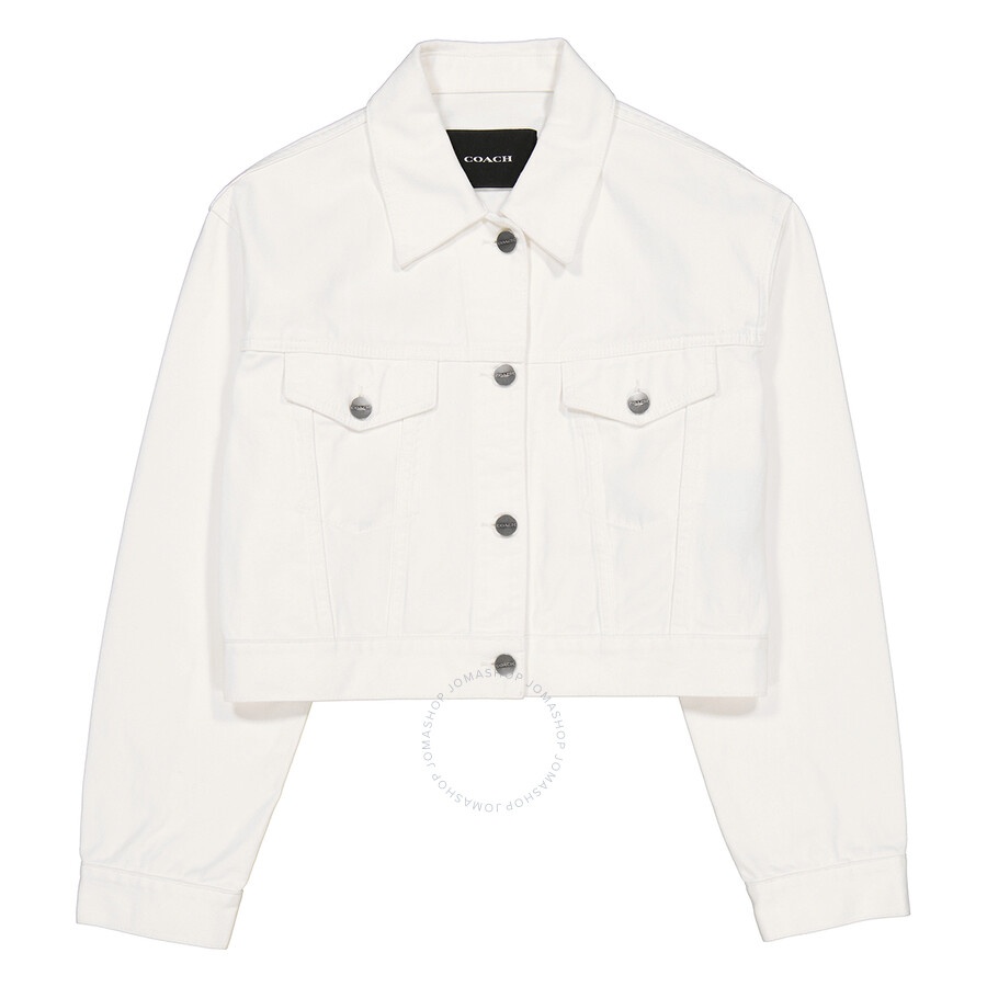 Coach Cropped Denim Jacket - 5