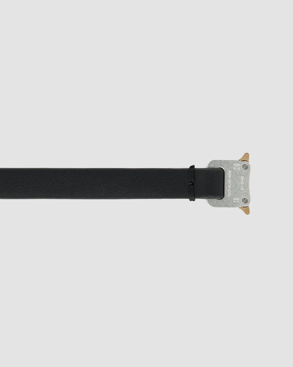 MICRO BUCKLE LEATHER BELT - 5