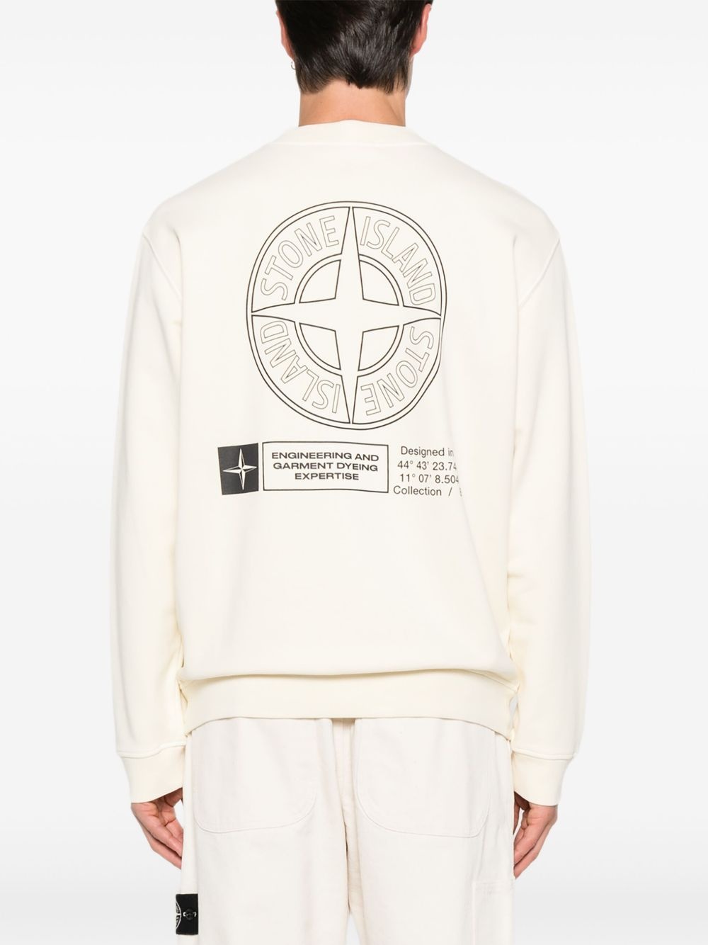 logo-print cotton sweatshirt - 2