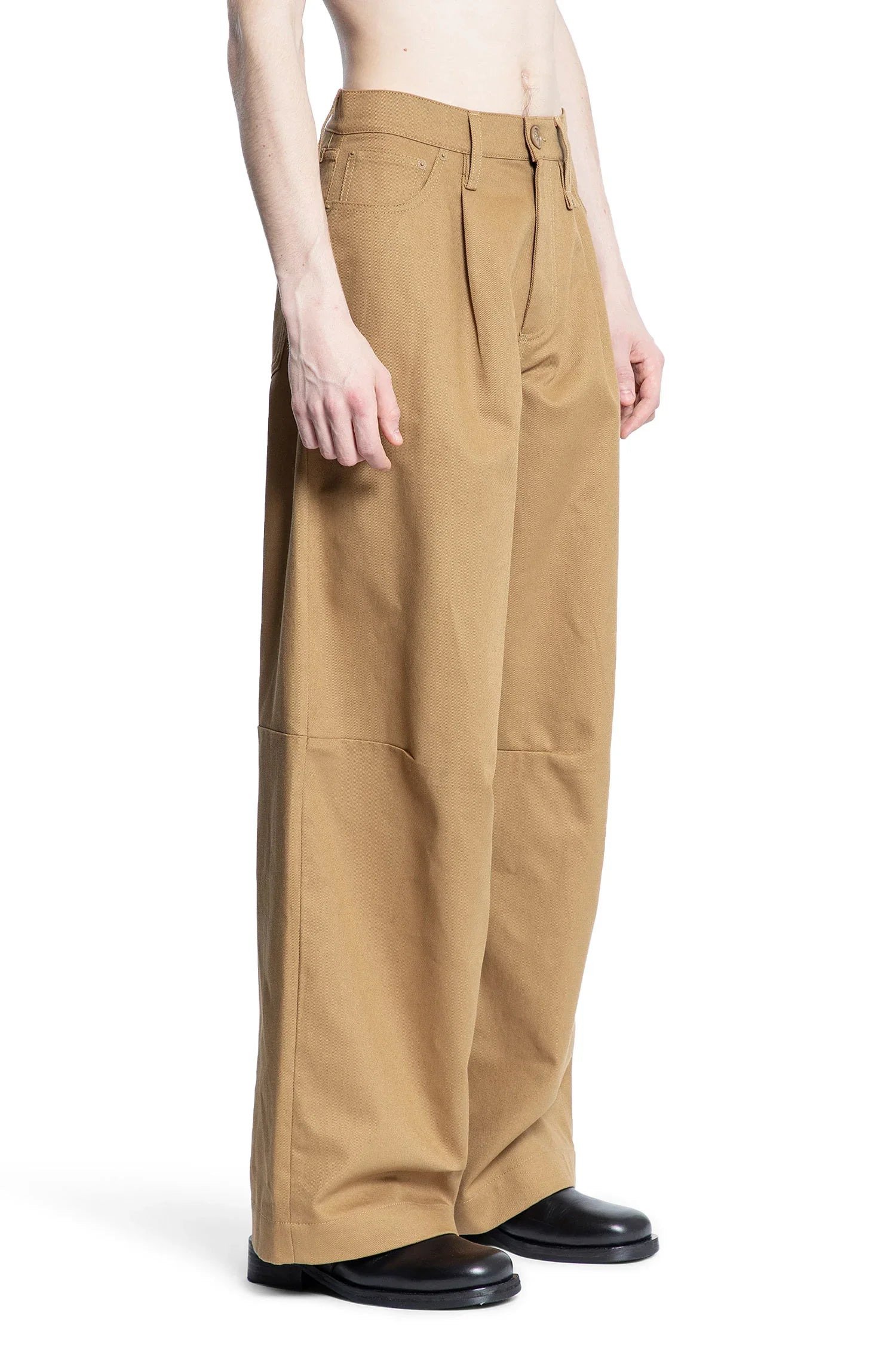 Wide-Leg-Puddle-Drill-Jeans - 2