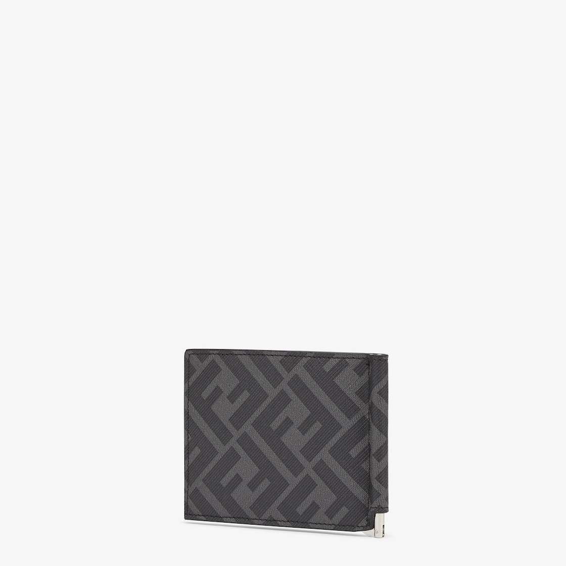 Gray fabric bill clip - 3
