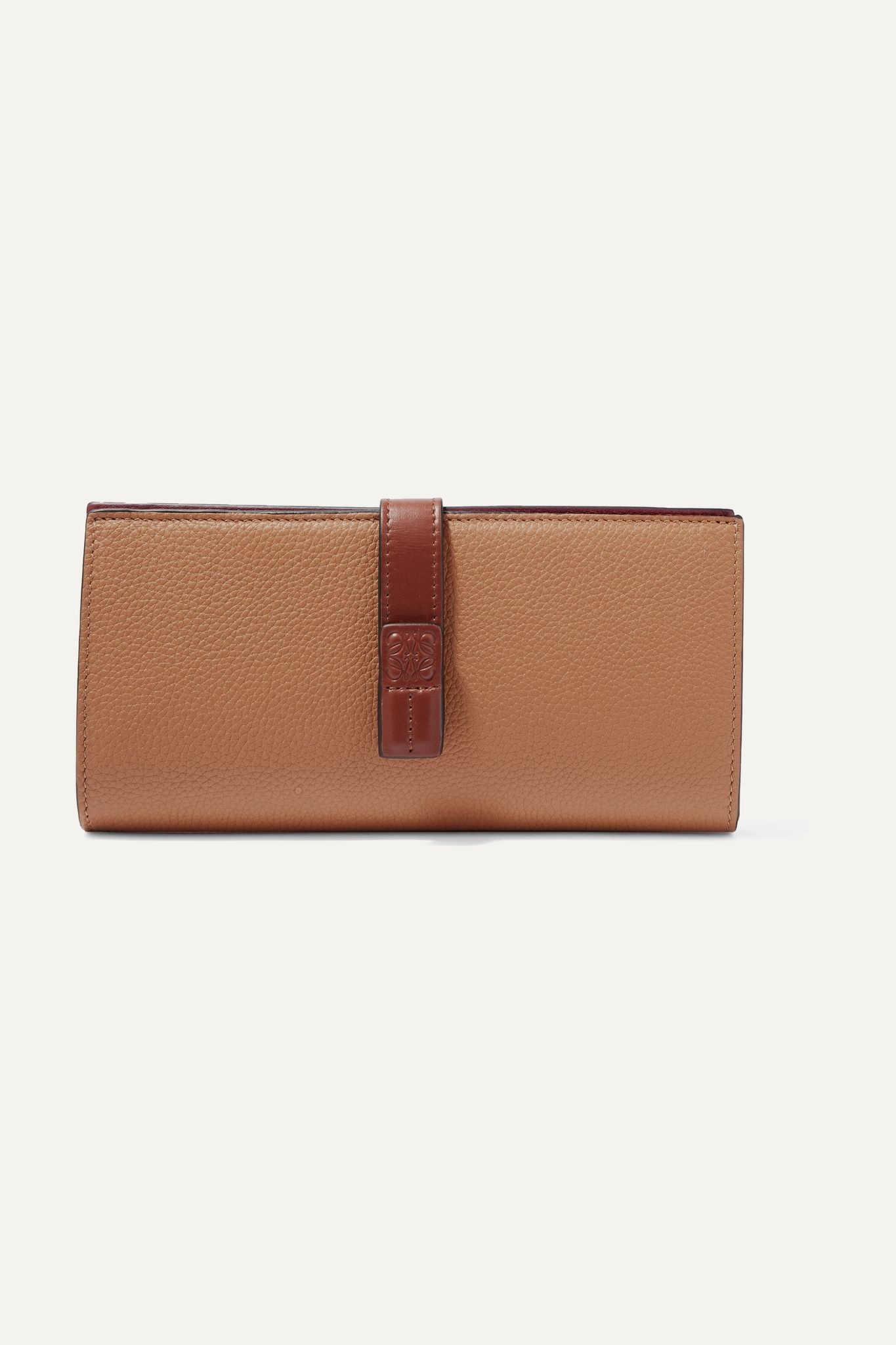 Textured-leather wallet  - 1