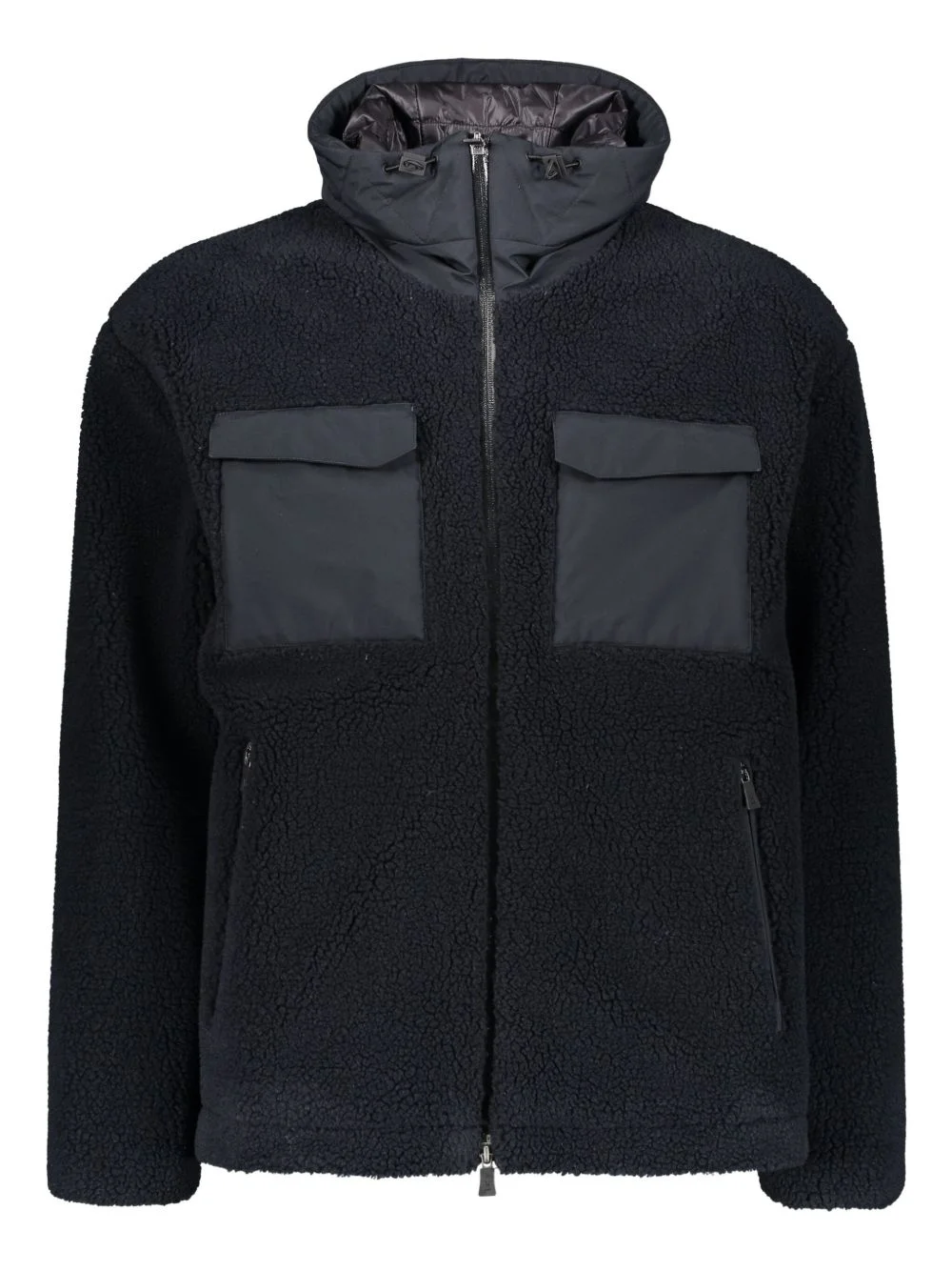 fleece puffer jacket - 1