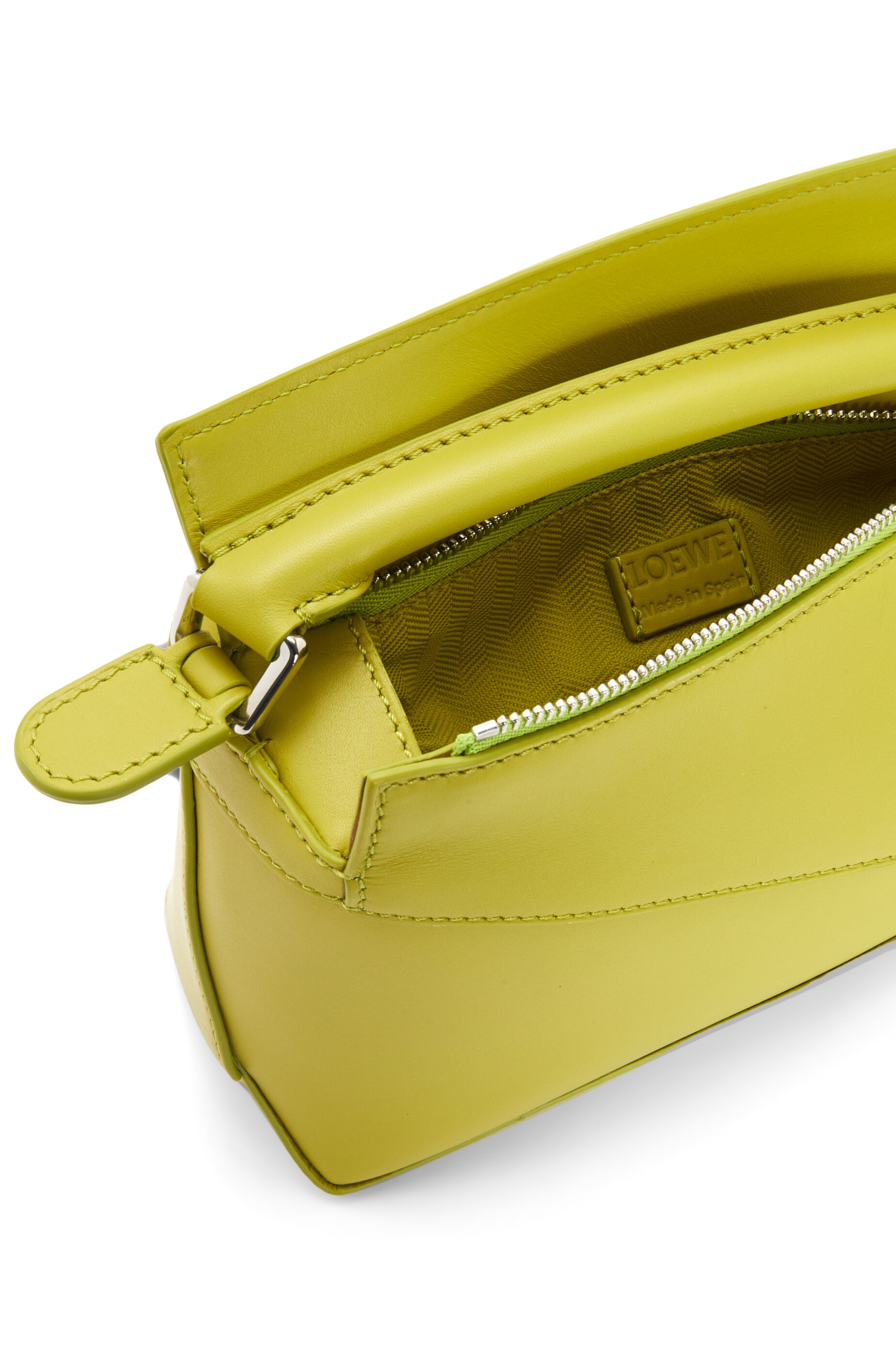 Mini Puzzle Edge bag in satin calfskin - 6