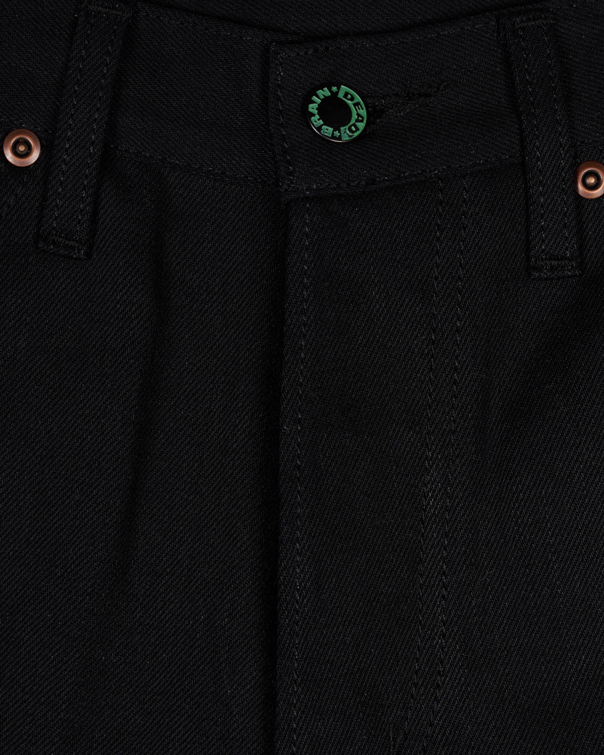 Type 01 13.2oz Selvedge Denim - Solid Black - 4