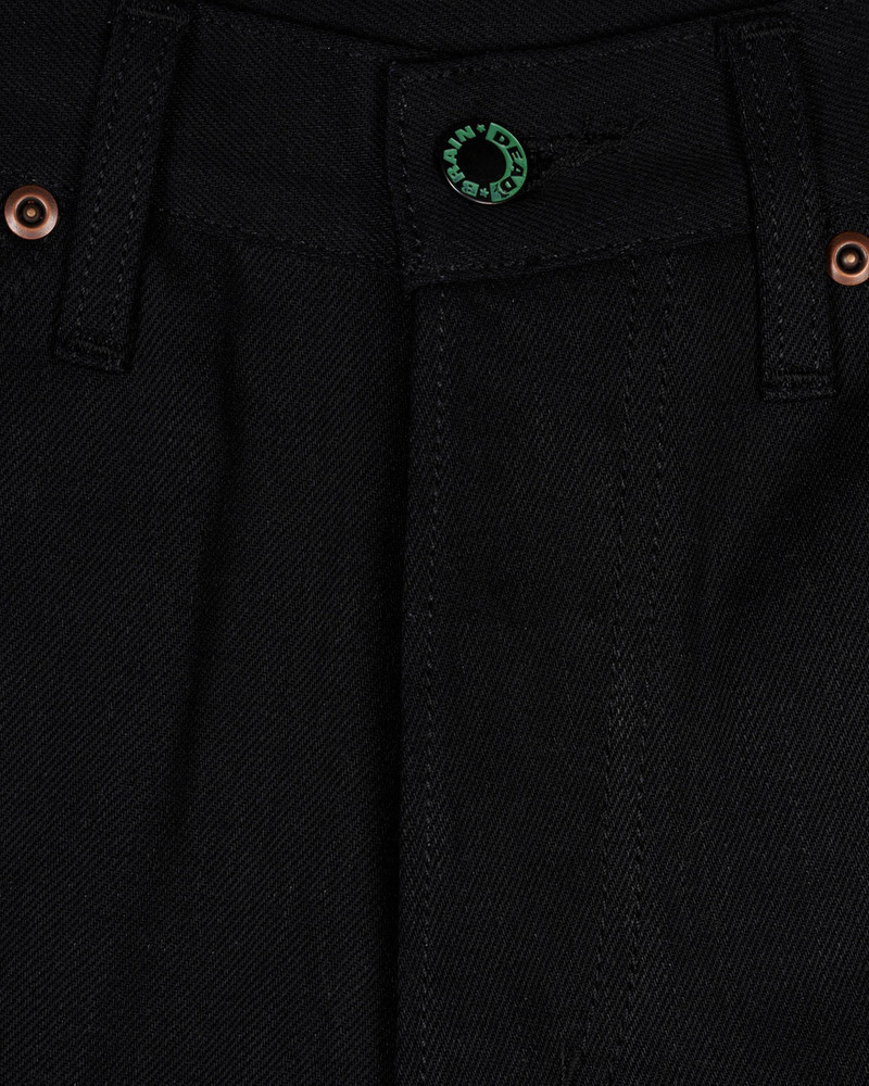 Type 01 13.2oz Selvedge Denim - Solid Black 4