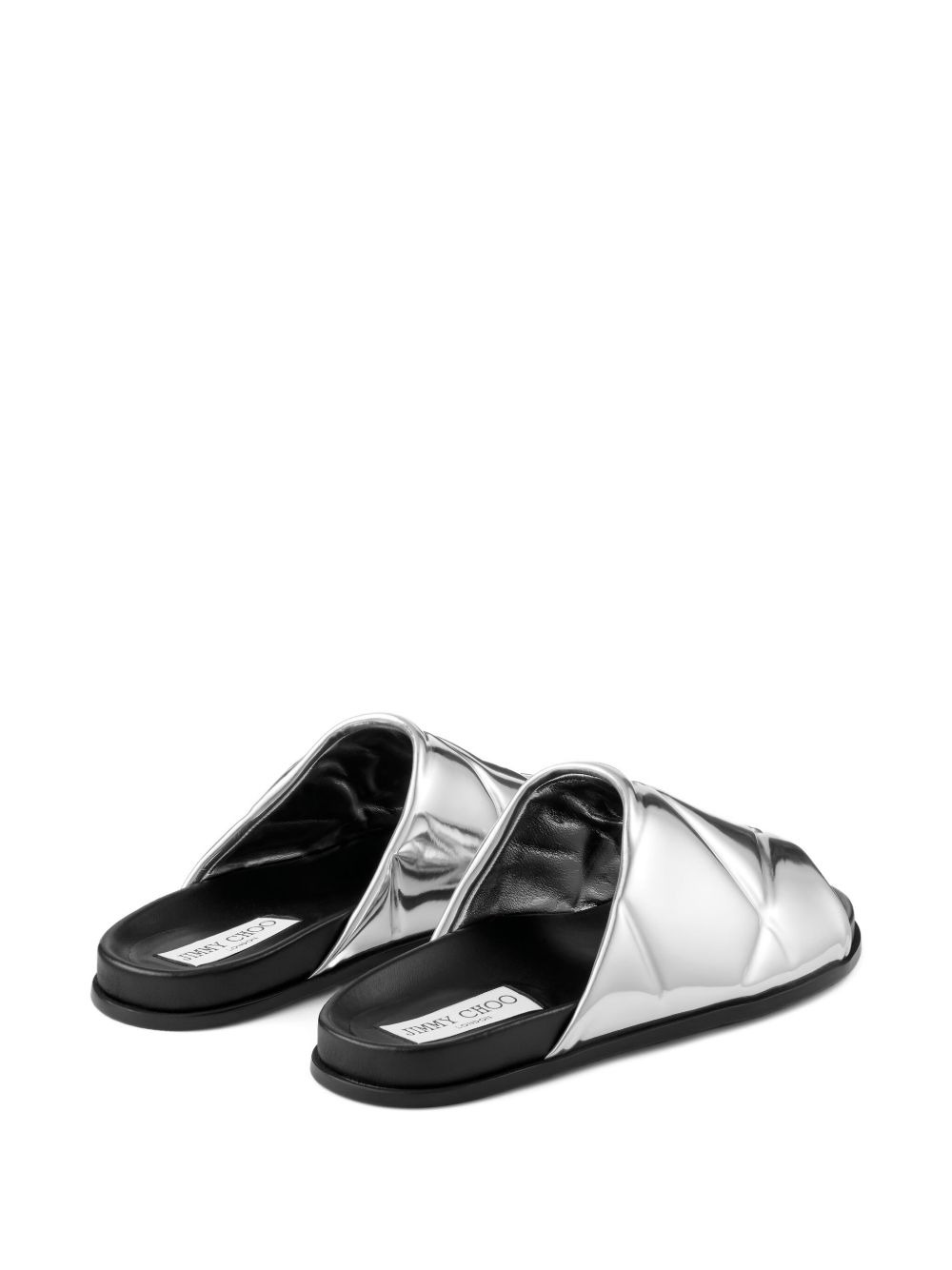 metallic-effect sandals - 3