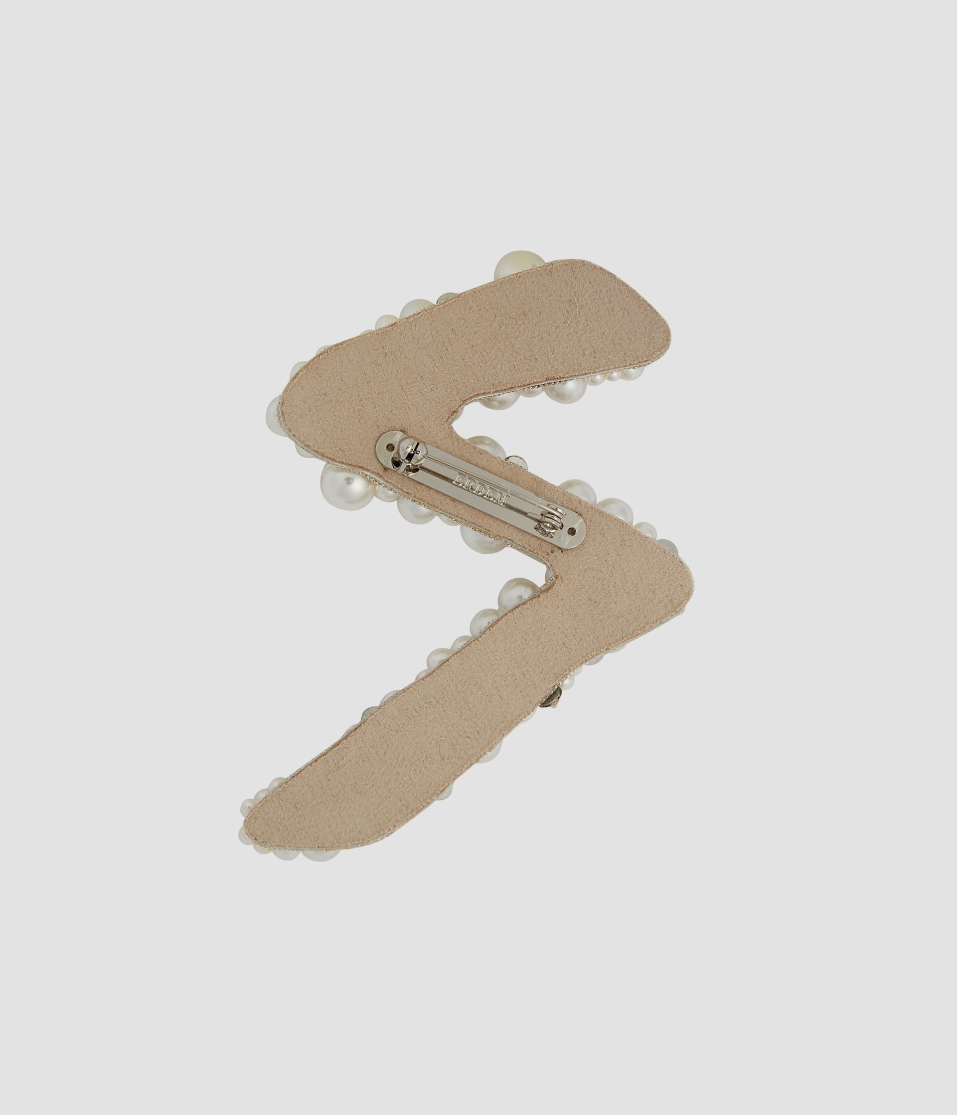 PEARL ALPHABET BROOCH Z - 3