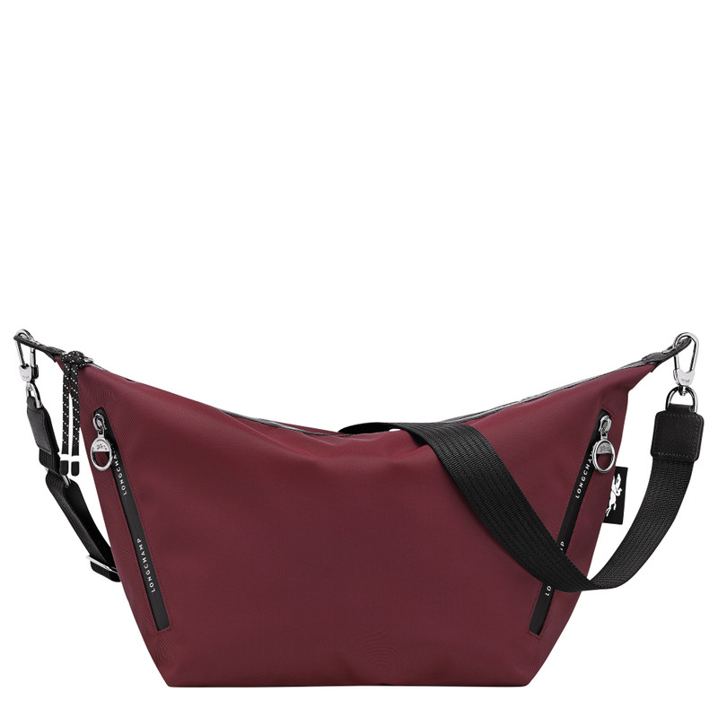 Le Pliage Energy M Crossbody bag Burgundy - Canvas 1