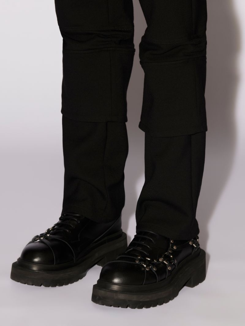 KNEE DETAIL PANTS - 11