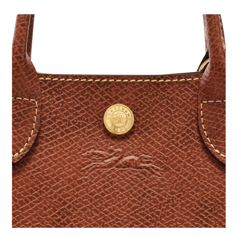 Épure XS Tote bag Brown - Leather 6