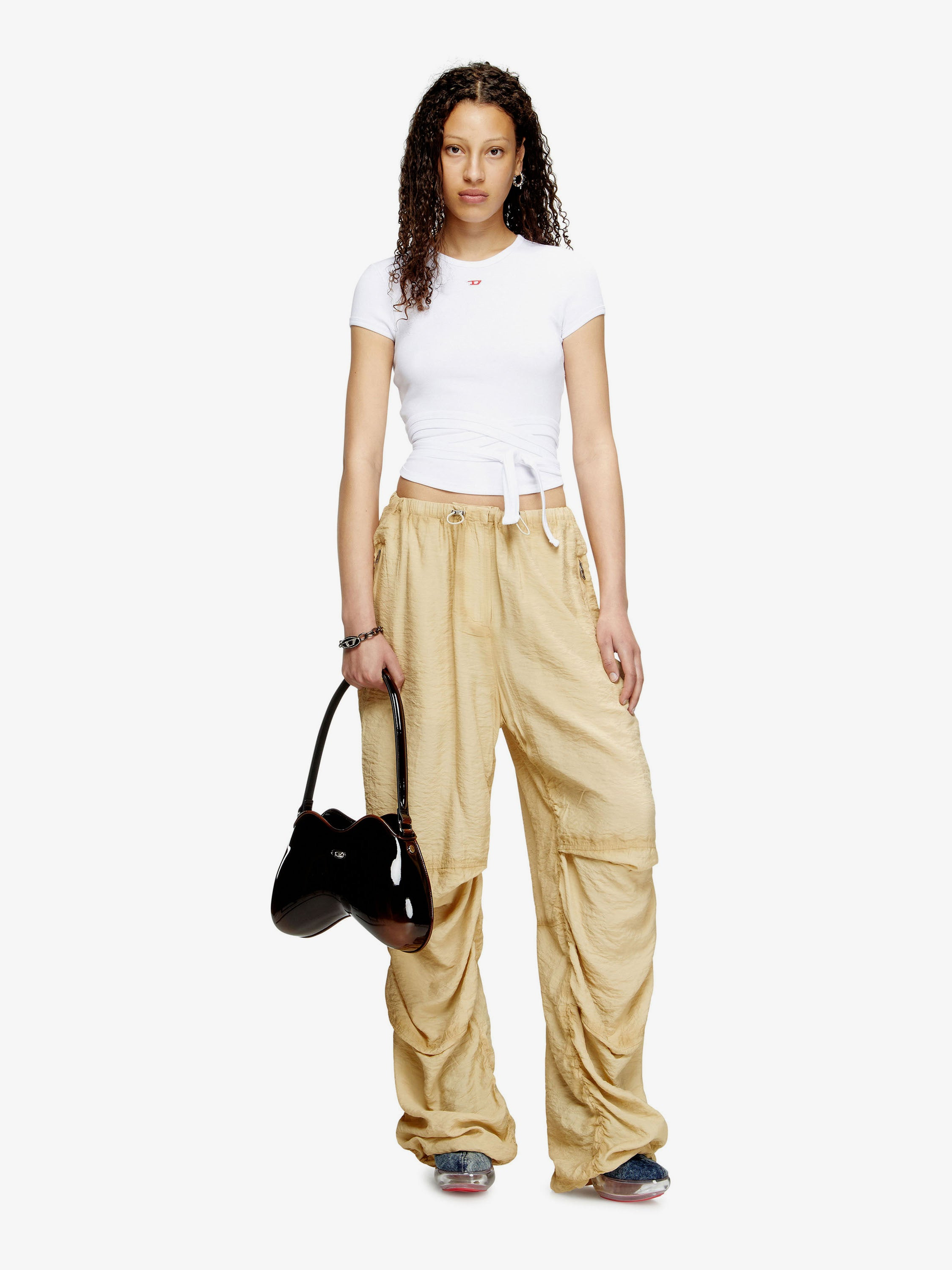 T-Bunny -Tail Stretch Cotton Top - 2