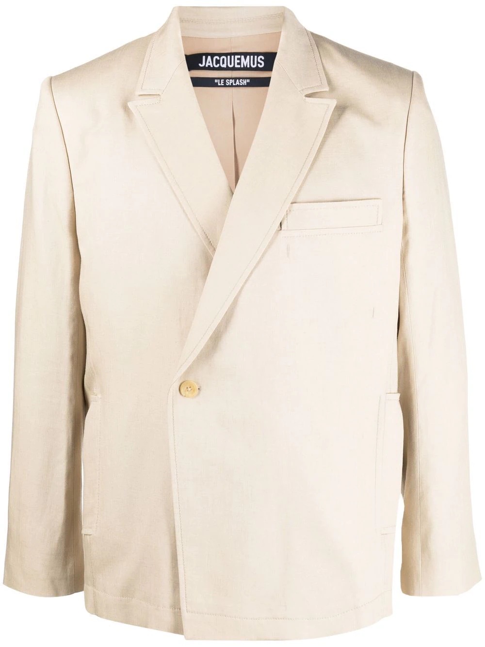 off-centre button blazer - 1