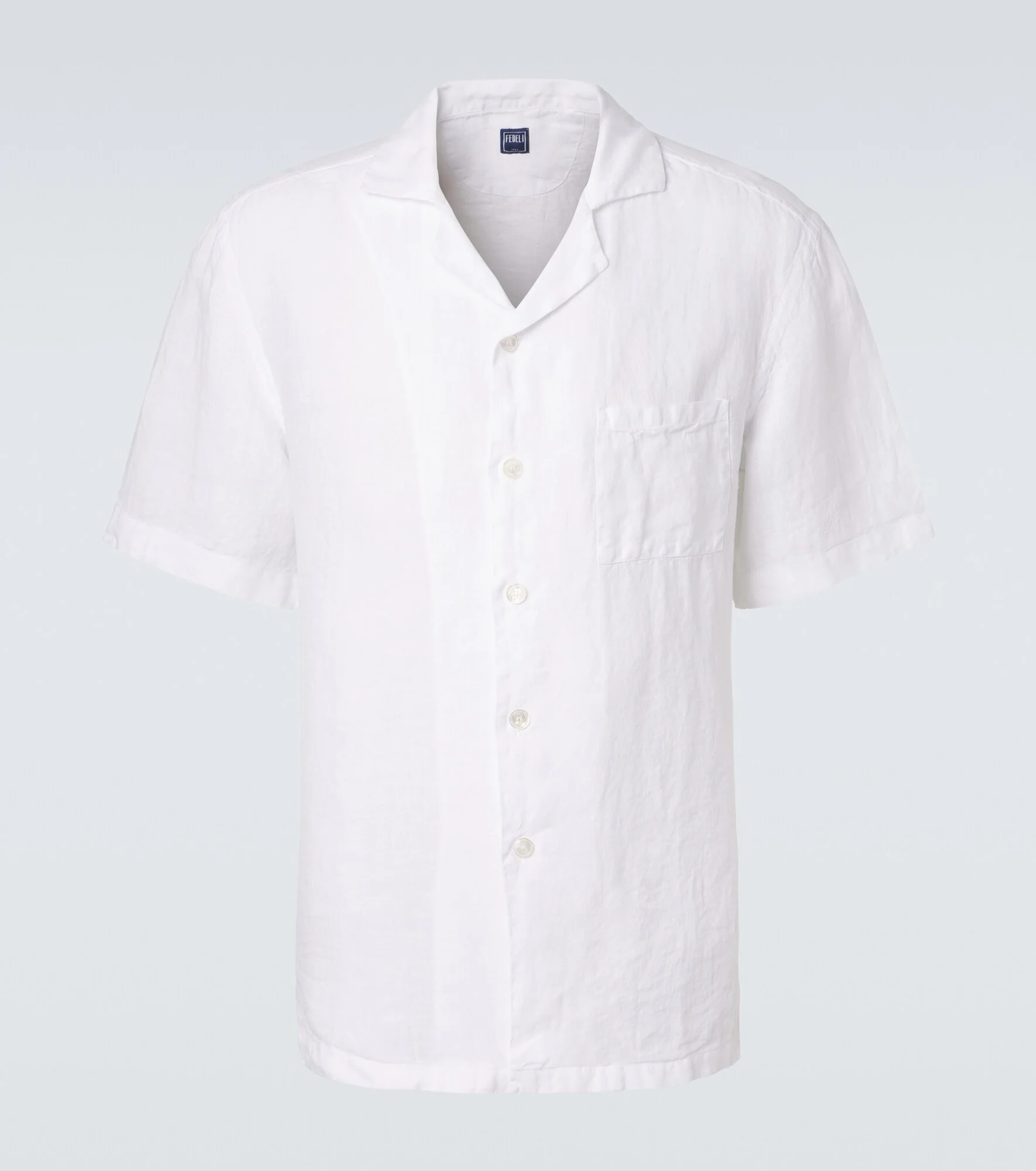 Linen bowling shirt - 1