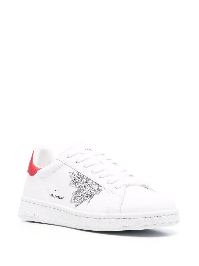 DSQUARED2 logo low-top sneakers outlook