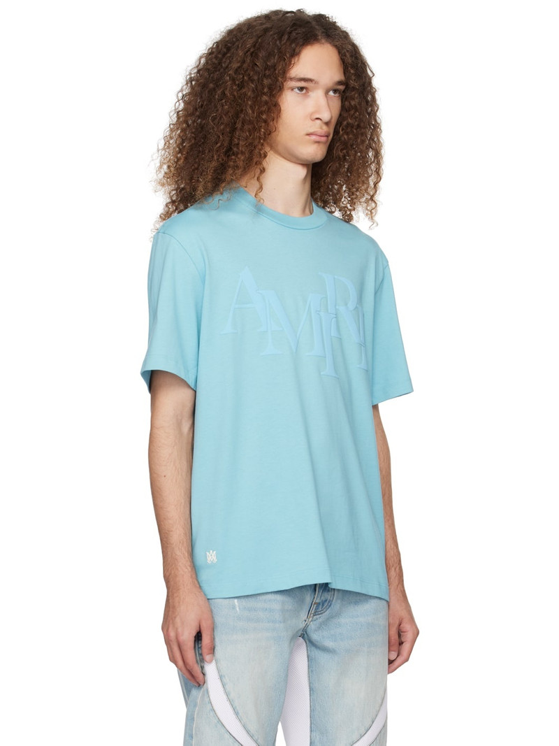 Blue Staggered T-Shirt 2