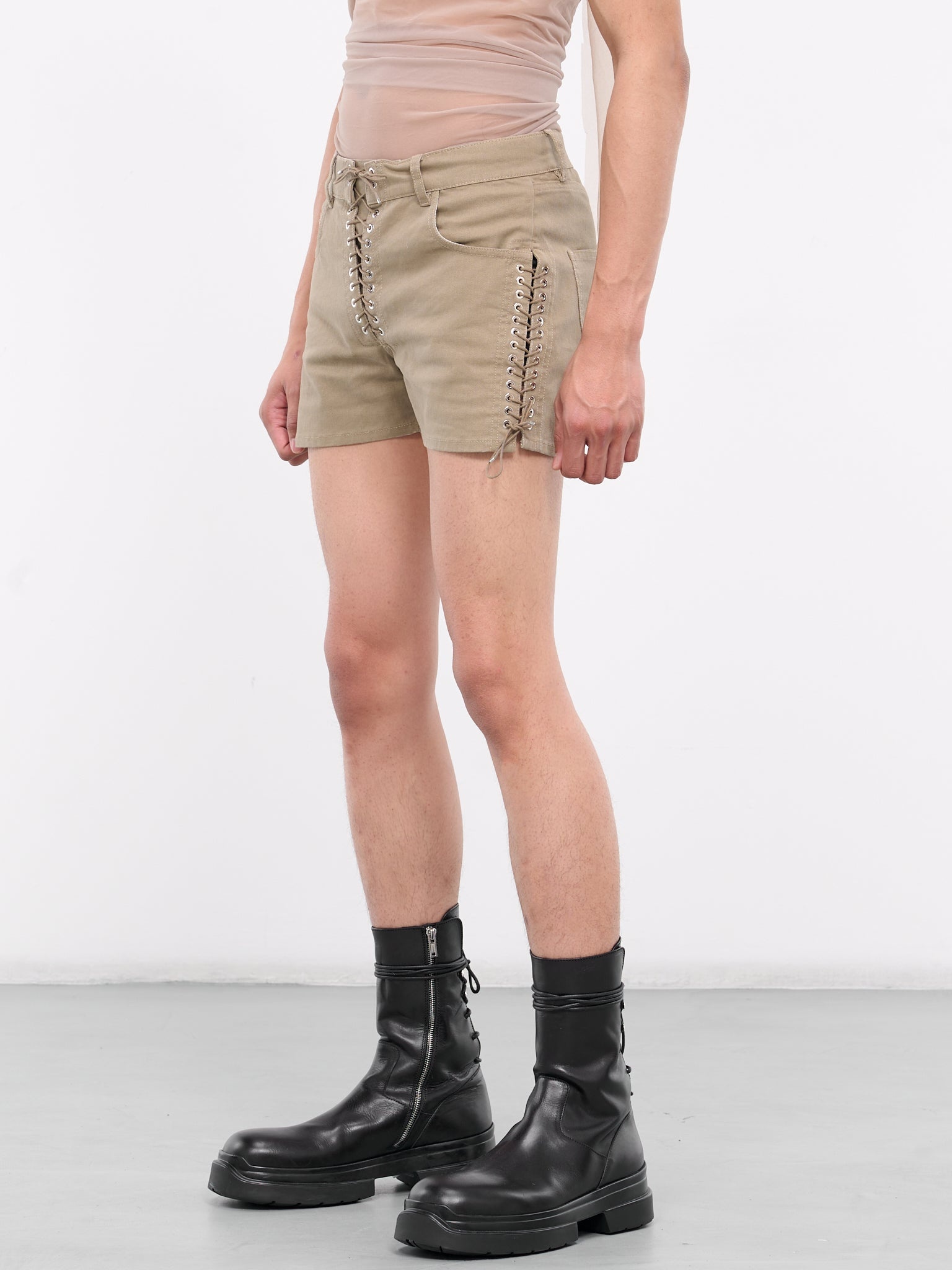 Double Laced-Up Shorts - 2