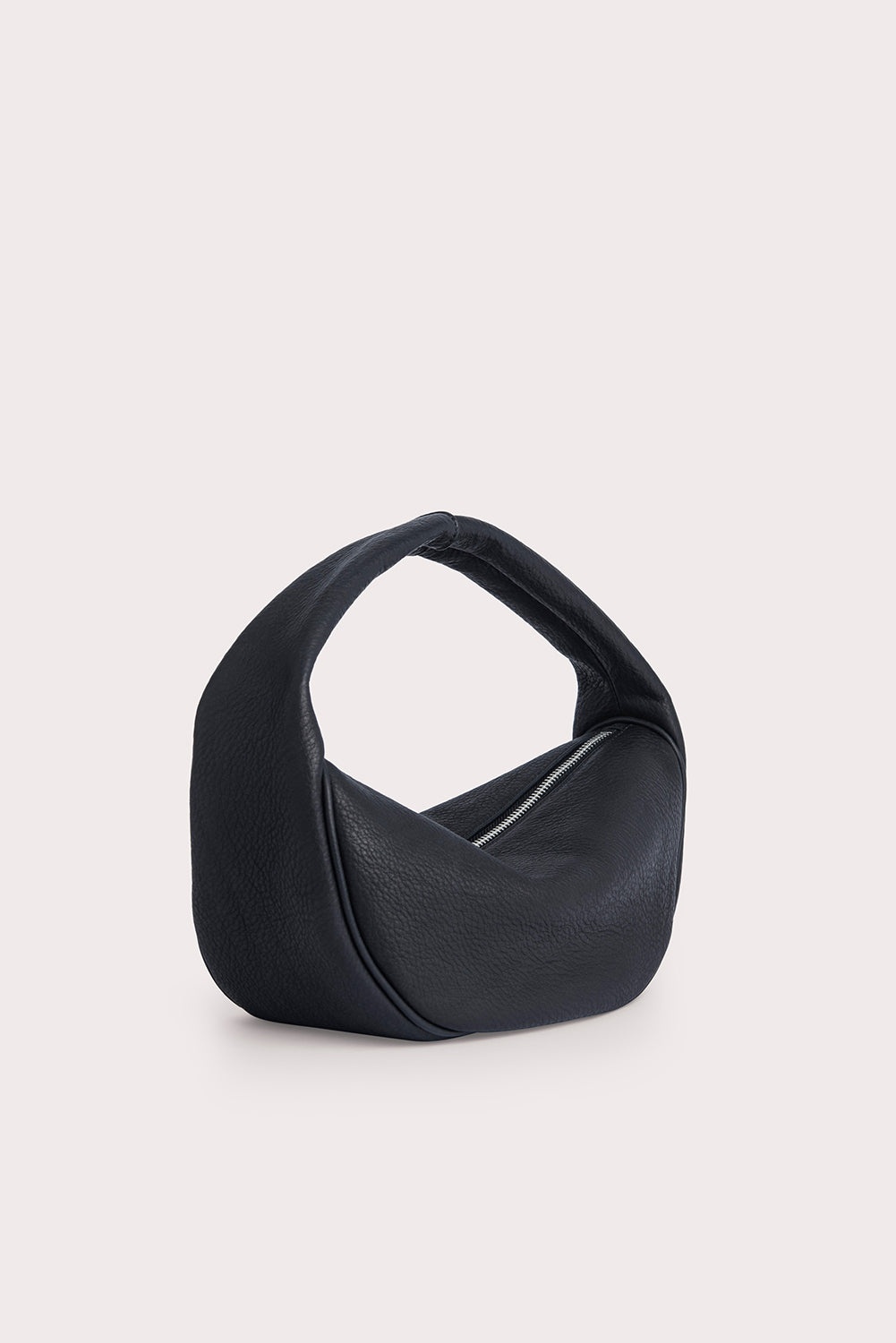 CUSH BLACK FLAT GRAIN LEATHER - 2