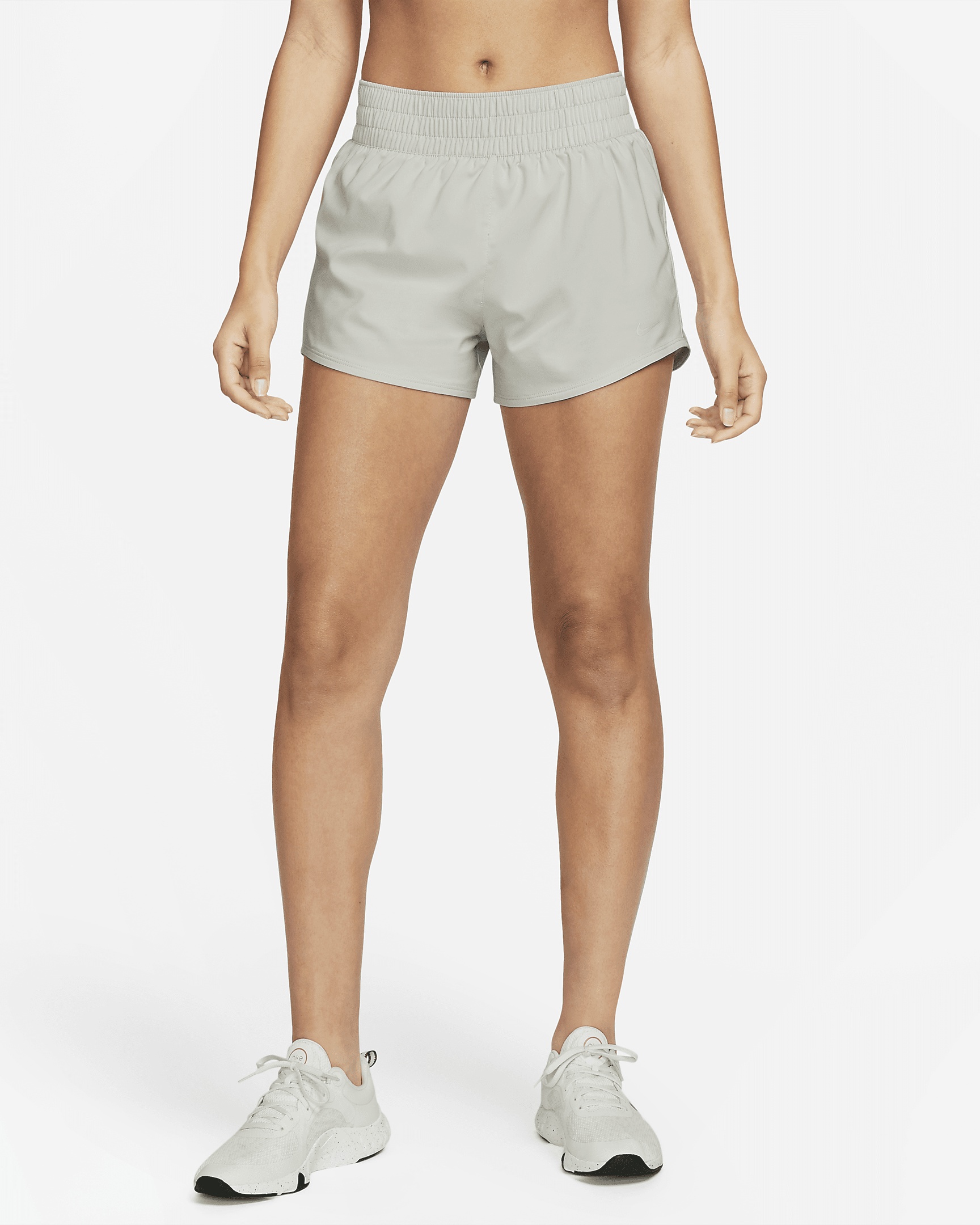 Nike One Women's Dri-FIT Mid-Rise 3" Brief-Lined Shorts - 1