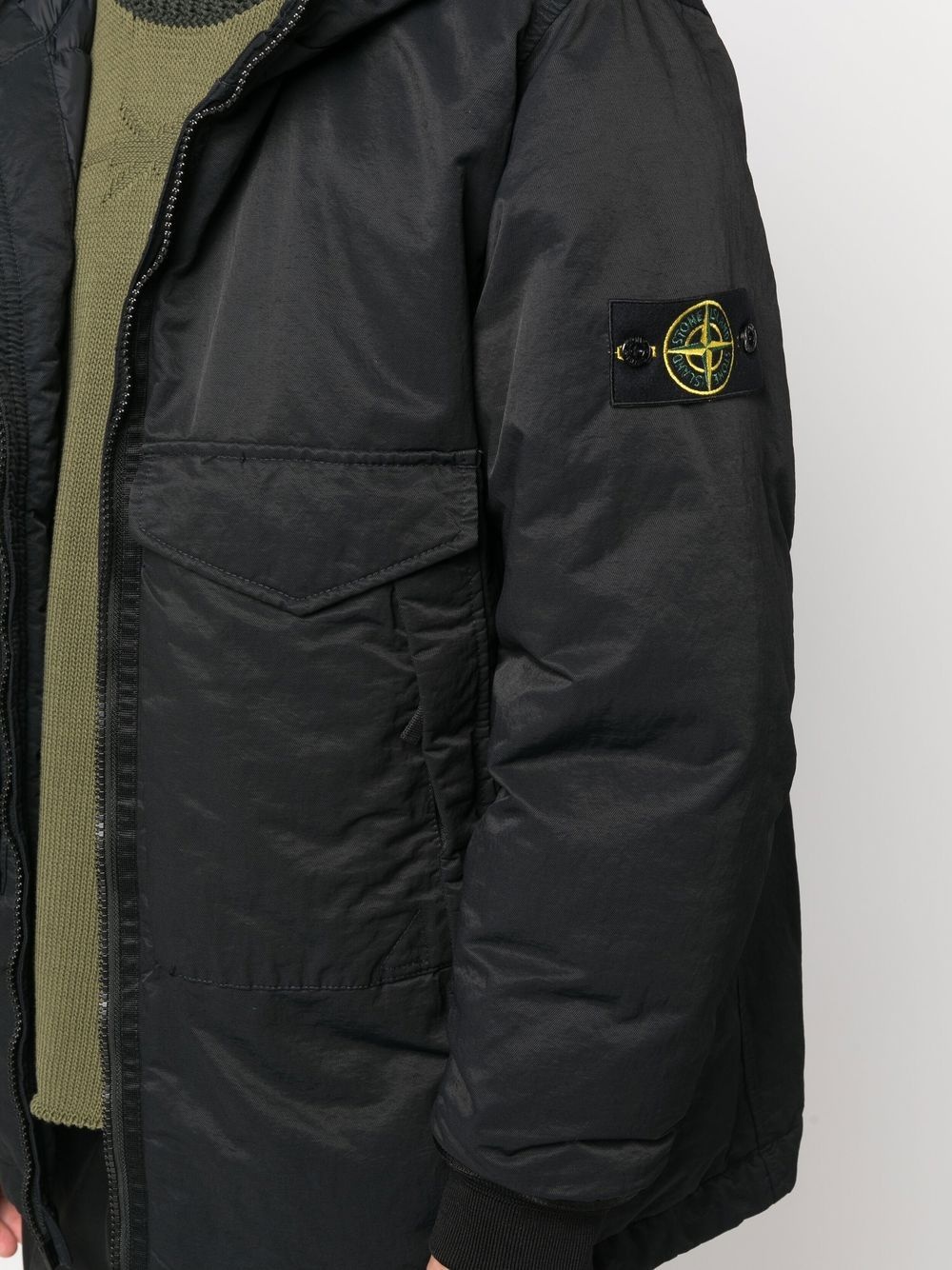 Compass patch padded jacket - 5