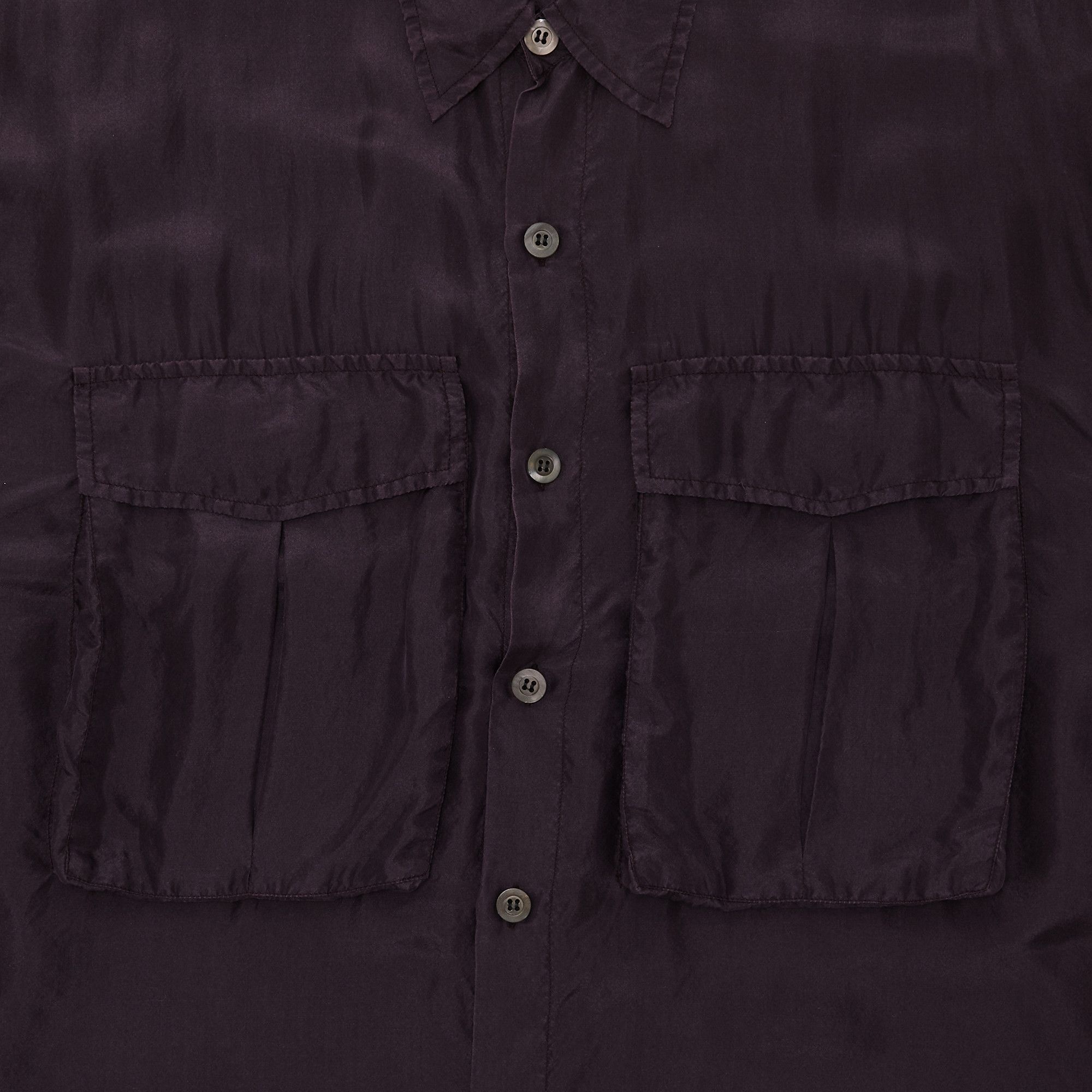 Dries Van Noten Large Pocket Shirt 'Dark Purple' - 3