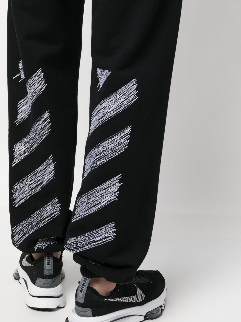 Diag-print track pants - 5