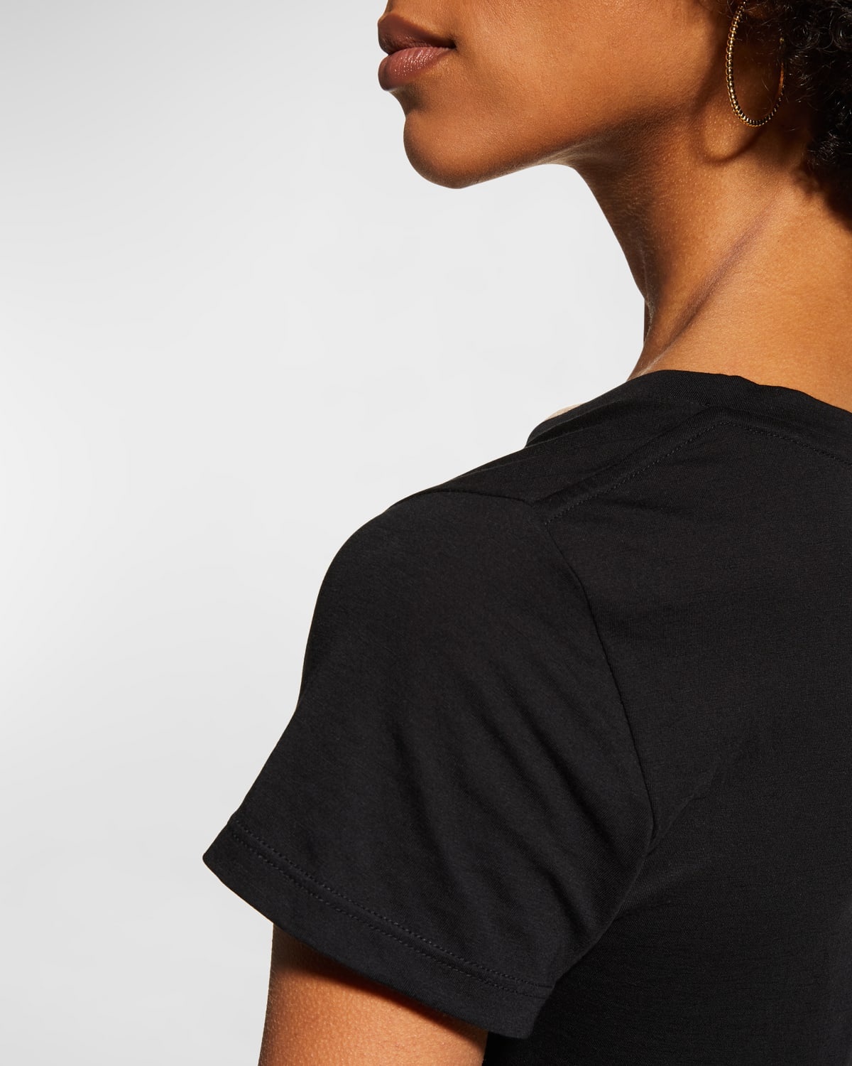 Essential Pima Cotton V-Neck Tee - 6