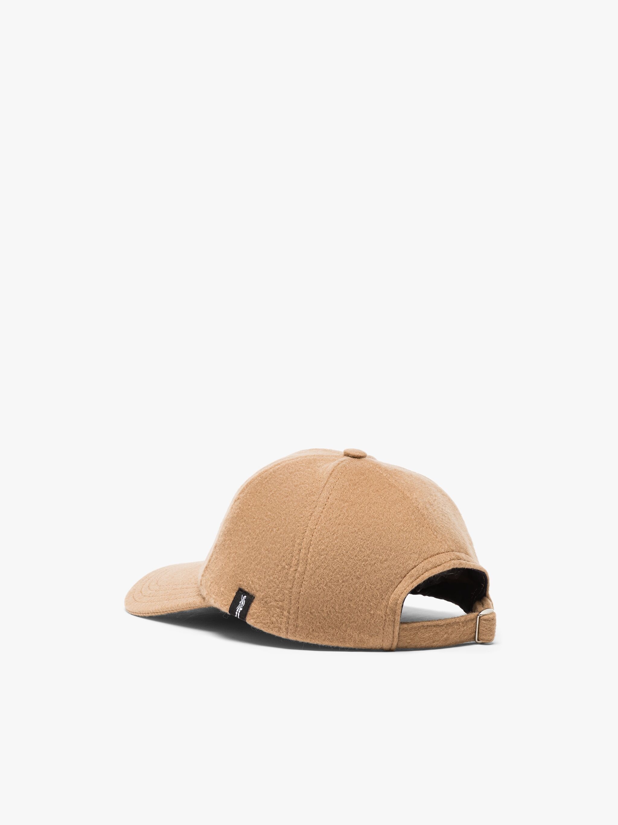 TIPPING BEIGE WOOL & CASHMERE BASEBALL CAP - 2