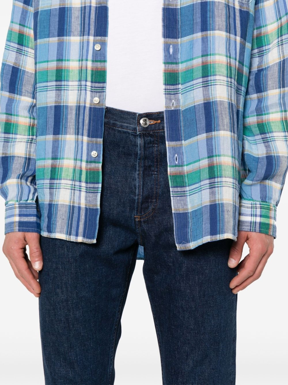 high-rise straight-leg jeans - 5