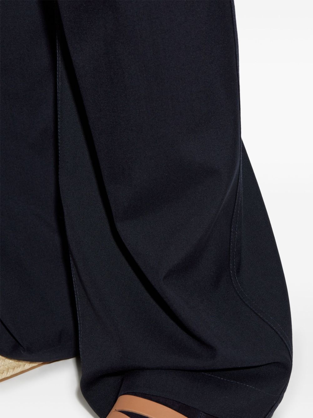 virgin-wool straight-leg trousers - 5