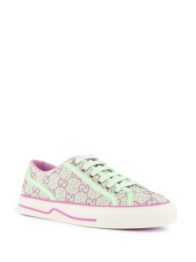 GUCCI Tennis 1977 GG-canvas sneakers outlook