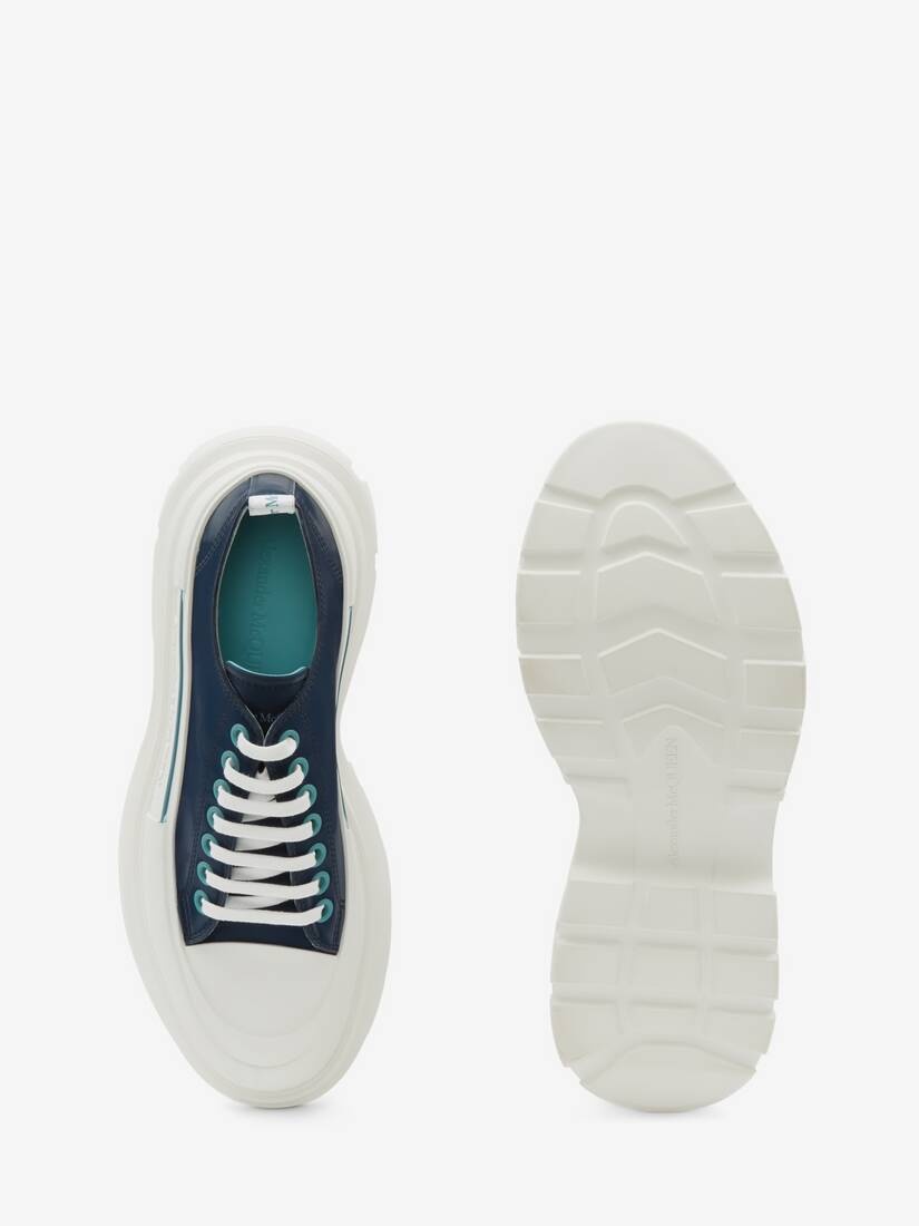 Tread Slick Lace Up in Blue - 4