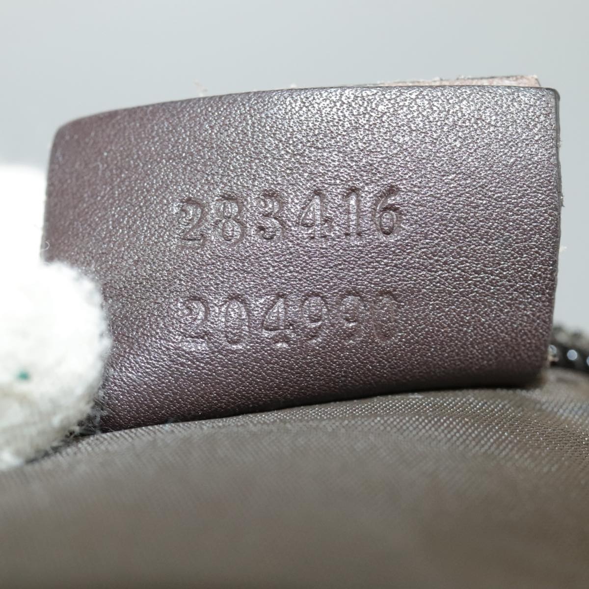 GUCCI GG Canvas Tote Bag Beige Silver - 12