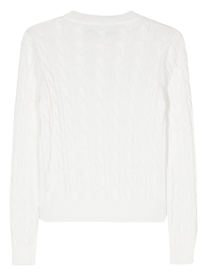 Aspesi cable-knit cotton jumper outlook