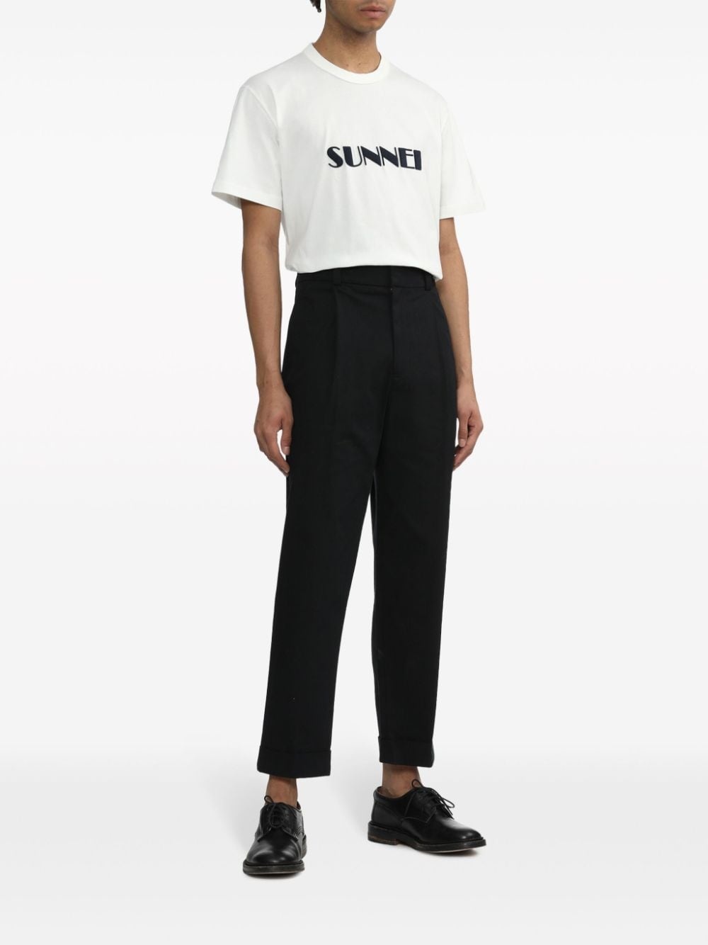 logo-print cotton T-shirt - 2