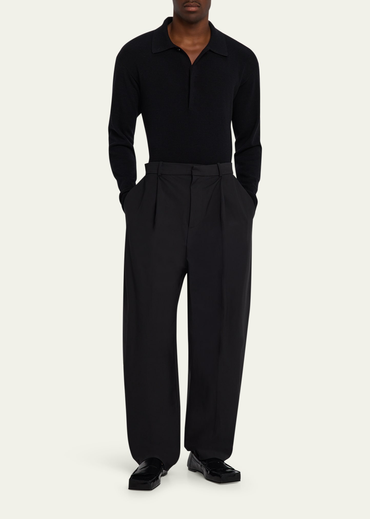 Men's Aero Pleated Wide-Leg Pants - 2